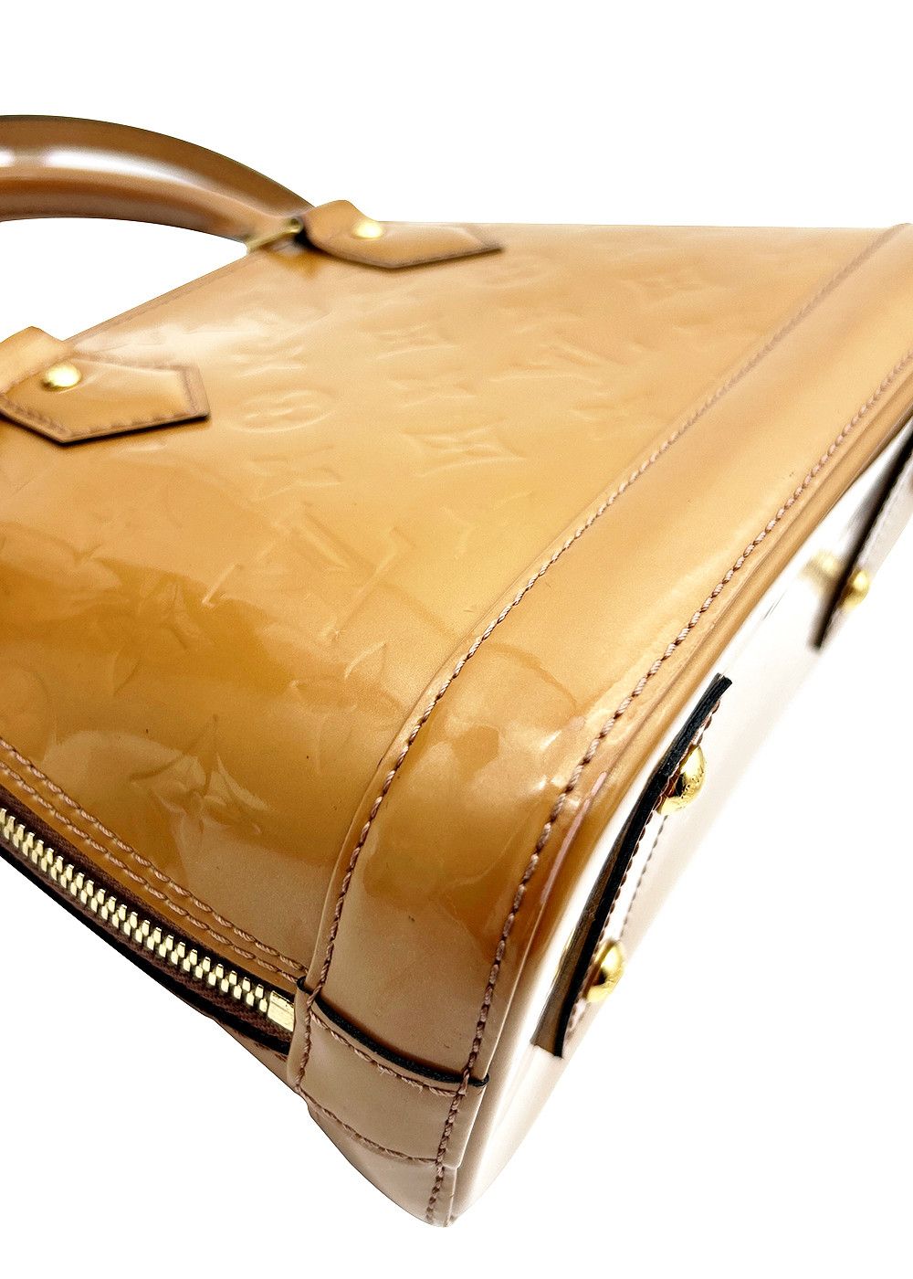 Louis Vuitton Louis Vuitton Monogram Vernis Alma BB Brown Size ONE SIZE - 7 Thumbnail