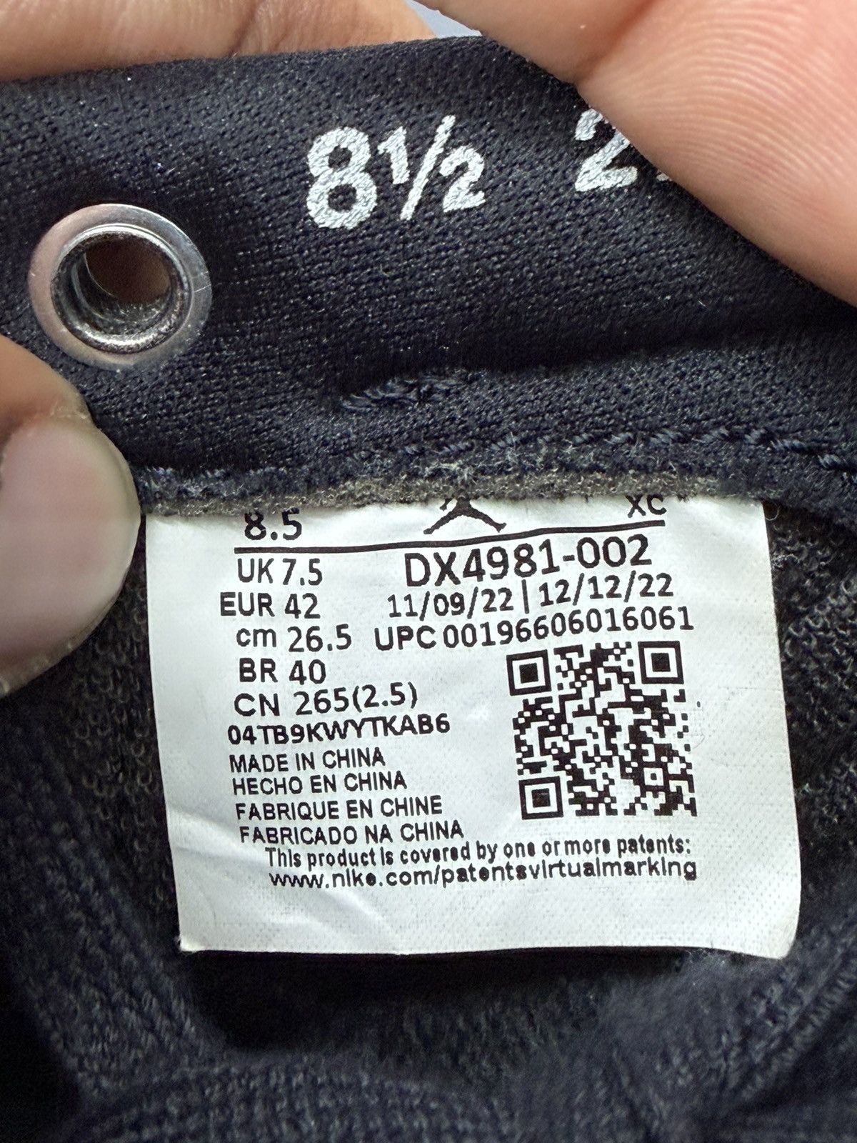 Jordan Brand Jordan 1 AJKO Low Shadow Size 8.5 (2023) Size US 8.5 / EU 41-42 - 10 Thumbnail
