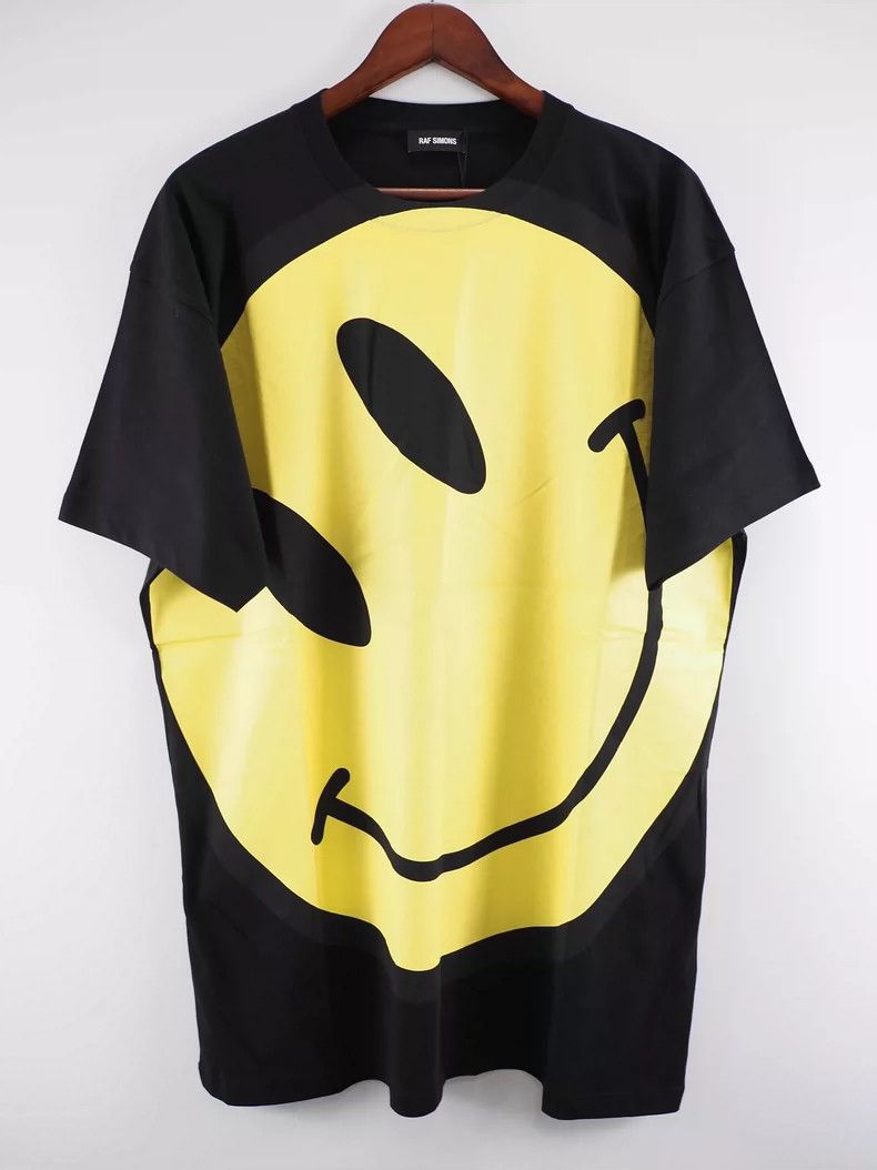 Raf Simons raf simons 20SS black smiley face short sleeve Size US S / EU 44-46 / 1 - 1 Thumbnail