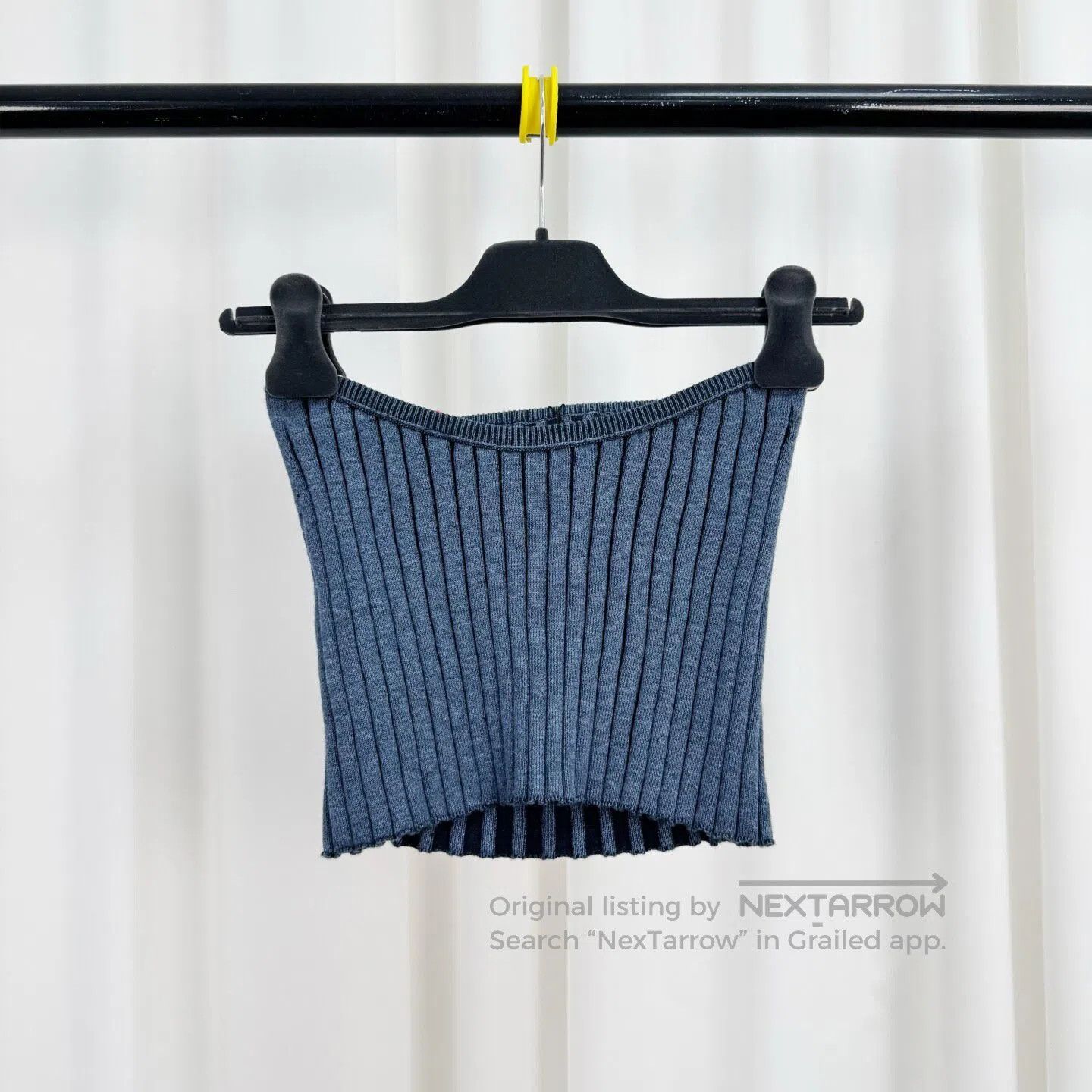 Diesel Diesel Metal Logo Knit Tube Top| Size XS / US 0-2 / IT 36-38 - 2 Thumbnail