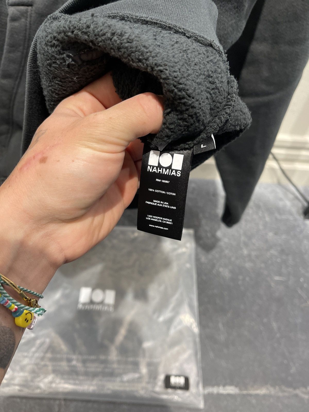 Nahmias Limited-Edition Nahmias x Timothée Chalamet Hoodie Black | L Size US L / EU 52-54 / 3 - 4 Thumbnail