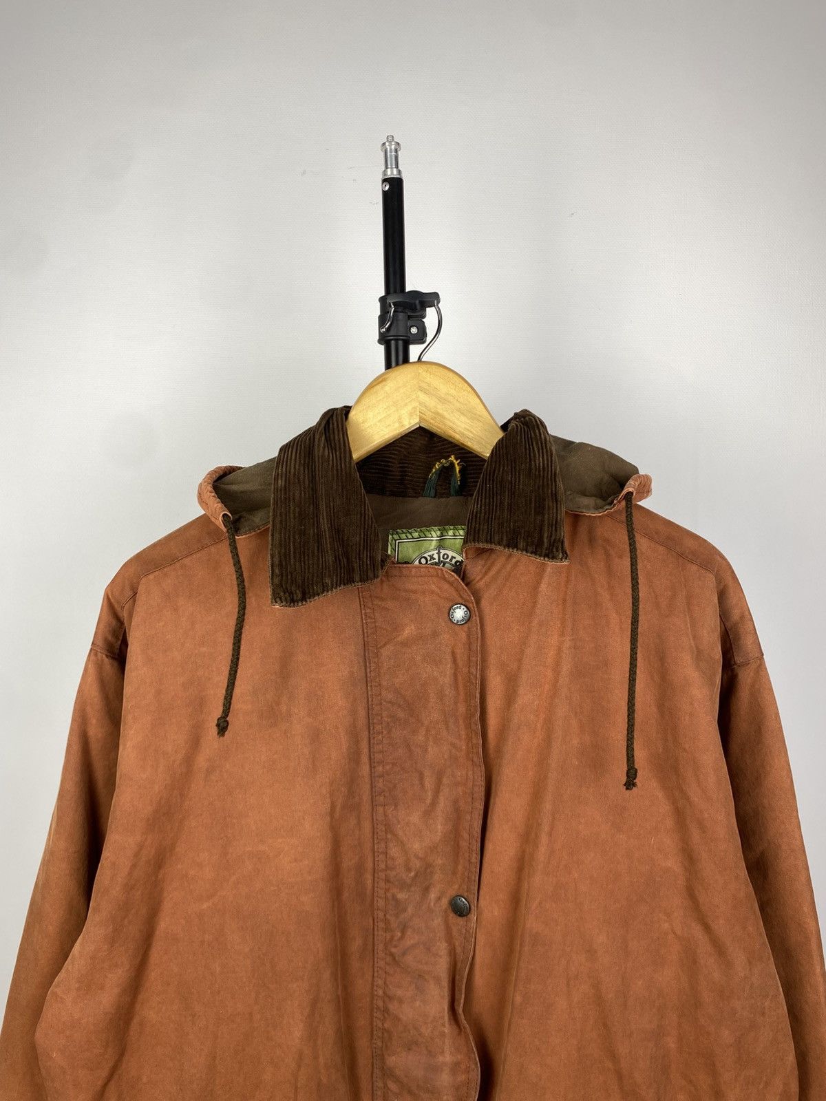 Barbour × Vintage Vintage 90s Outdoor Wear Oxford waxed London jacket Size US M / EU 48-50 / 2 - 4 Thumbnail