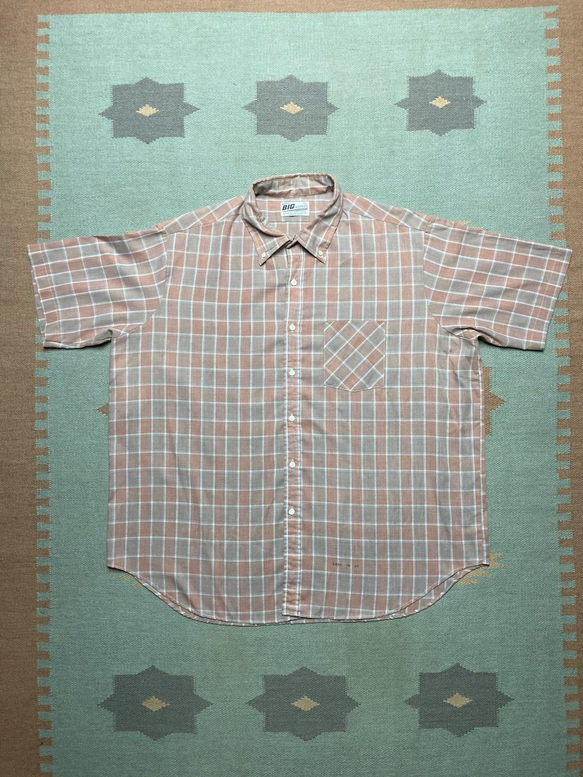 Vintage Vintage 70s 80s button shirt plaid lightweight men’s XXL Size US XXL / EU 58 / 5 - 1 Thumbnail