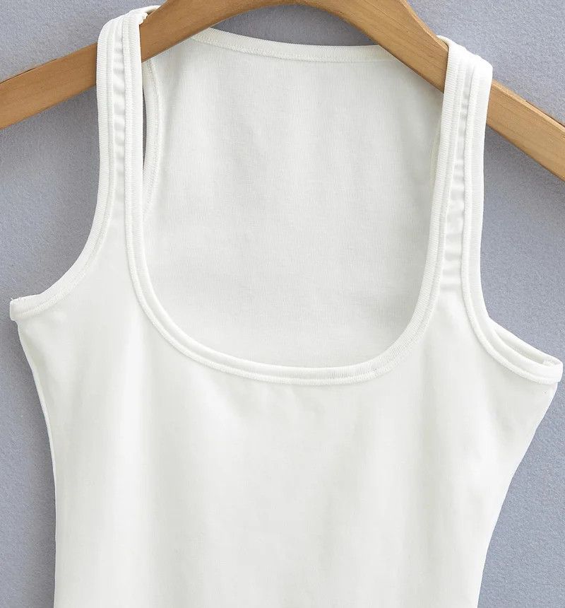 Japanese Brand Neck Tank Top Size M / US 6-8 / IT 42-44 - 4 Thumbnail
