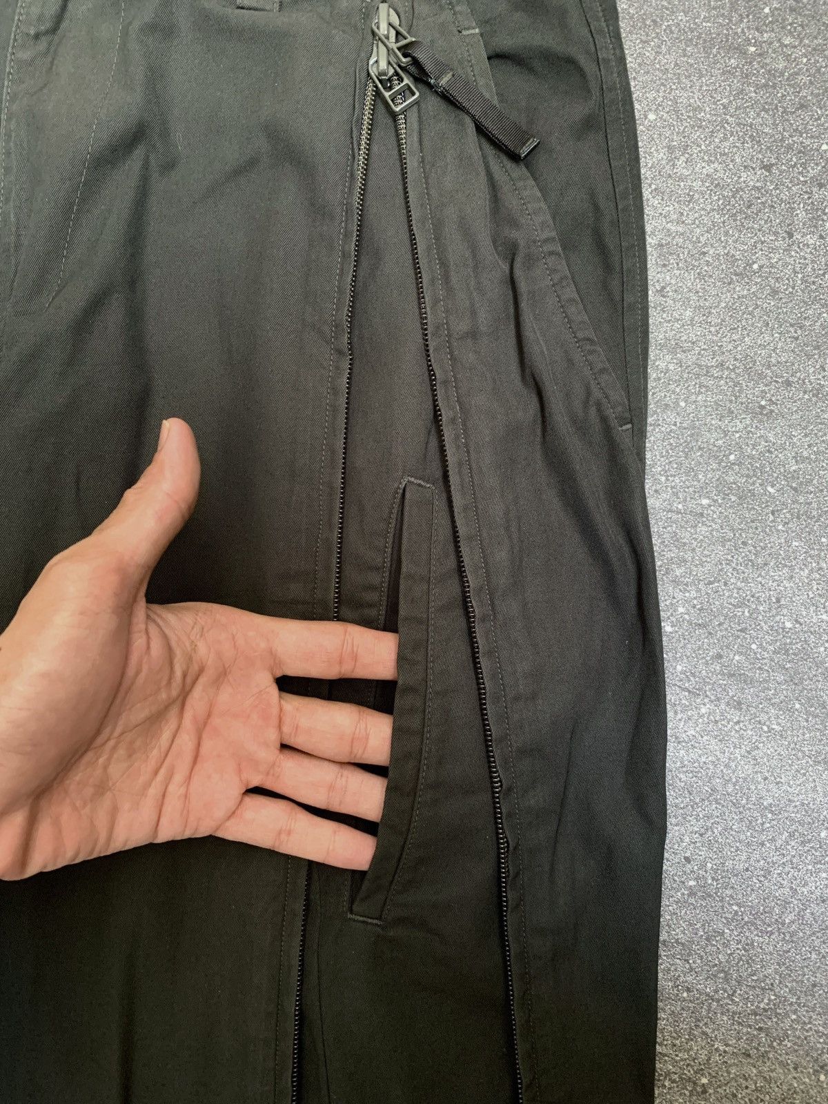 Issey Miyake 2000s Double Zip Wideleg Pants Size US 30 / EU 46 - 9 Thumbnail