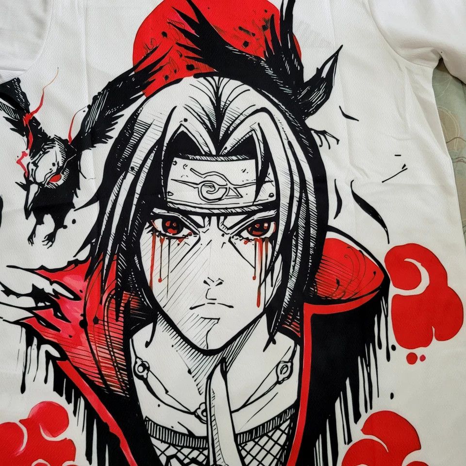 Other Japan Soccer Jersey – Itachi Uchiha Anime white Edition Size US M / EU 48-50 / 2 - 7 Thumbnail