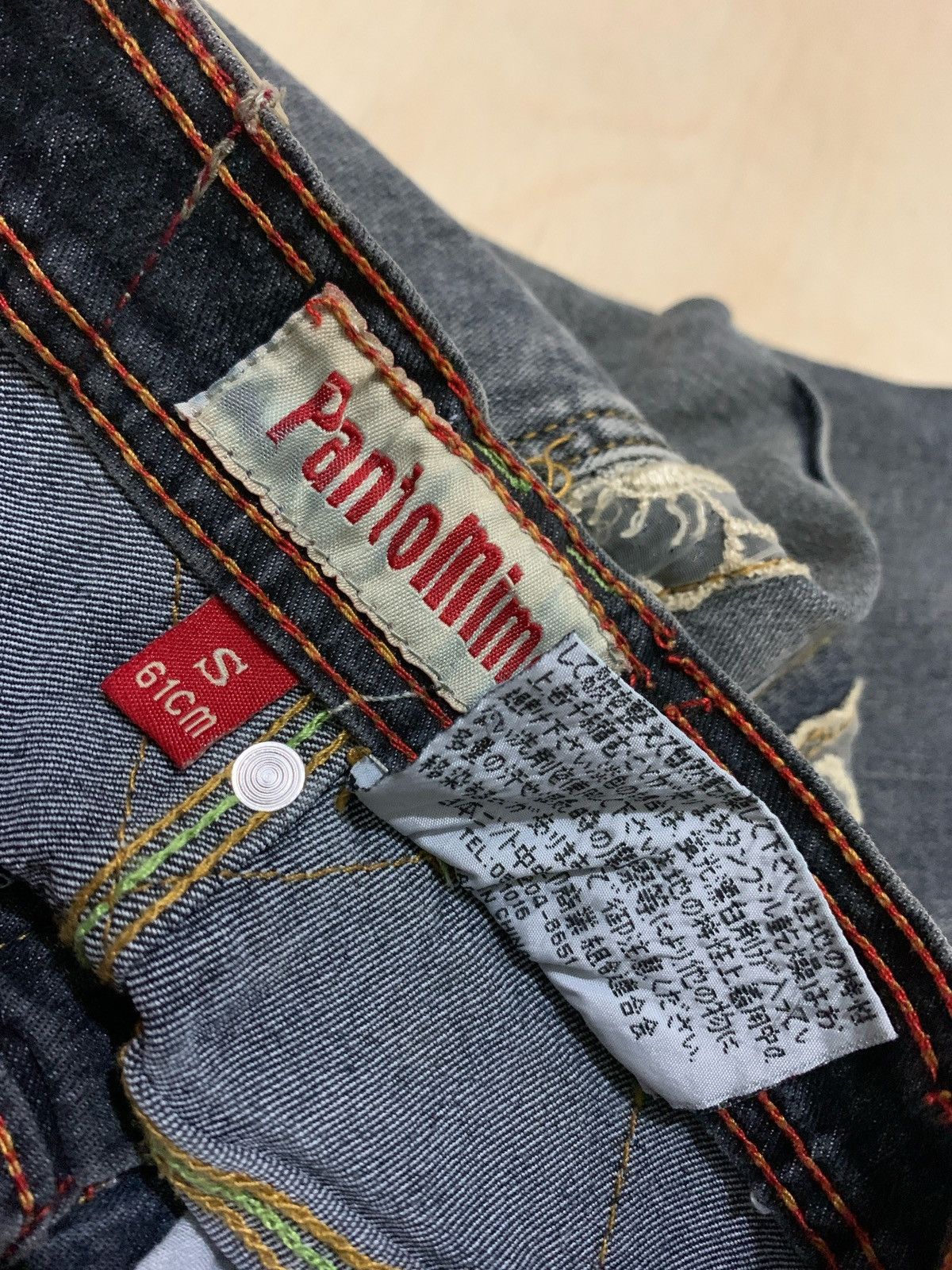 20471120 × Japanese Brand × Vintage Vintage Pantomime Gothic Jeans Size 26" / US 2 / IT 38 - 9 Thumbnail