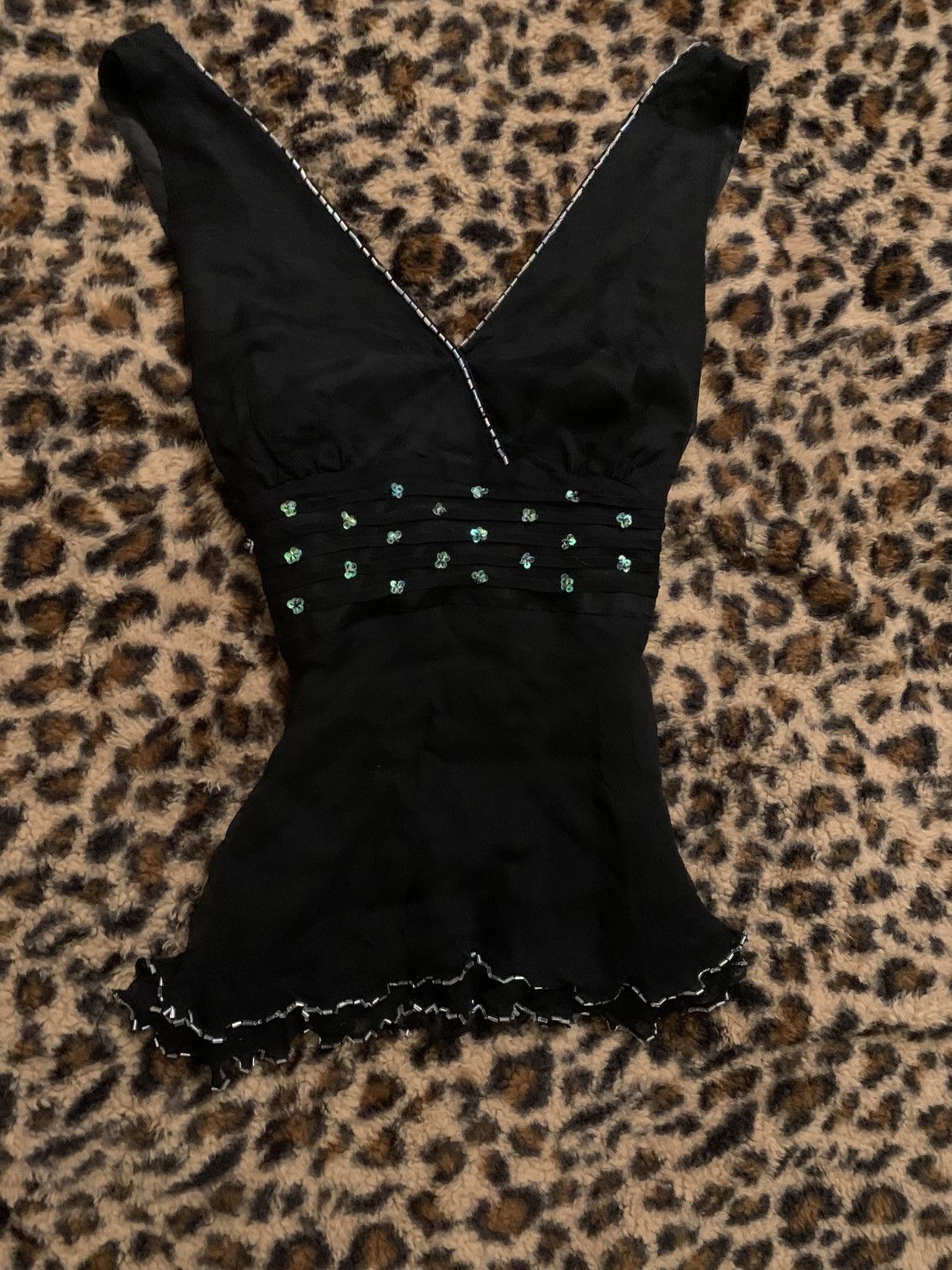 Other Y2K beaded sequin vintage top Size ONE SIZE - 4 Thumbnail