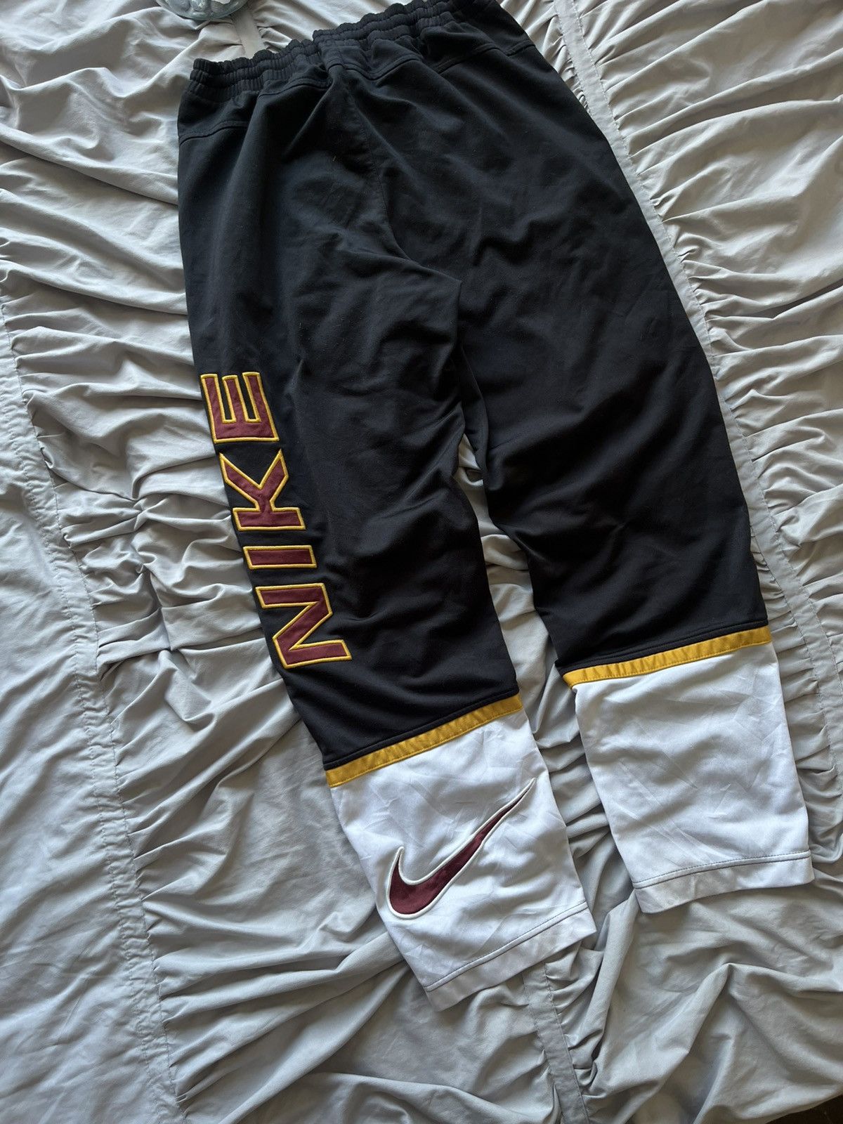 Nike Rare Vintage Nike Track Pants Bold Embroidery Swoosh Y2K Size US 32 / EU 48 - 2 Thumbnail