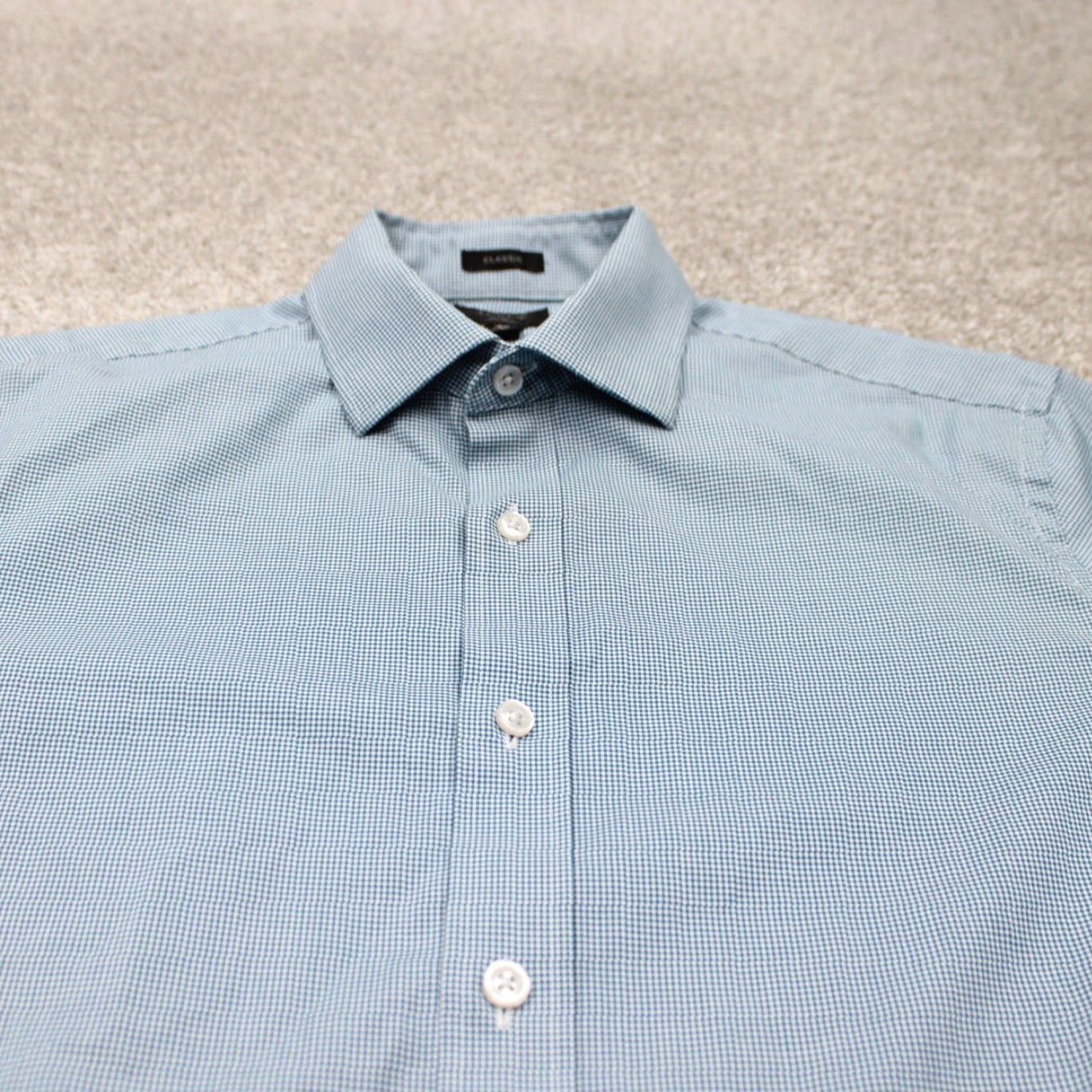 J.Crew J.CREW Ludlow Shirt Mens 15 1/2, 34 Blue/White Classic Fit Cotton Stretch L/S Shirt Size US L / EU 52-54 / 3 - 5 Thumbnail