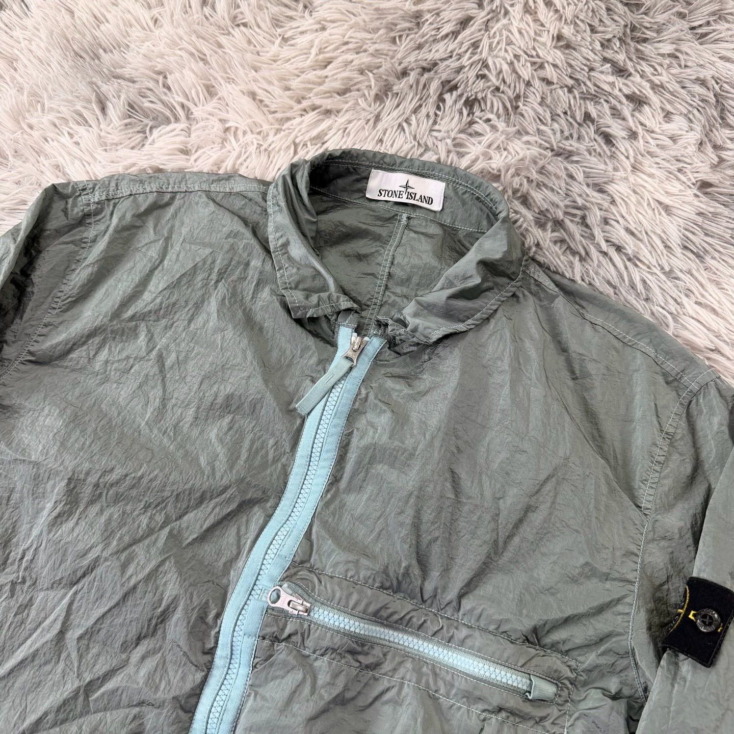 Stone Island stone island sky blue nylon jacket Size US XXL / EU 58 / 5 - 3 Thumbnail