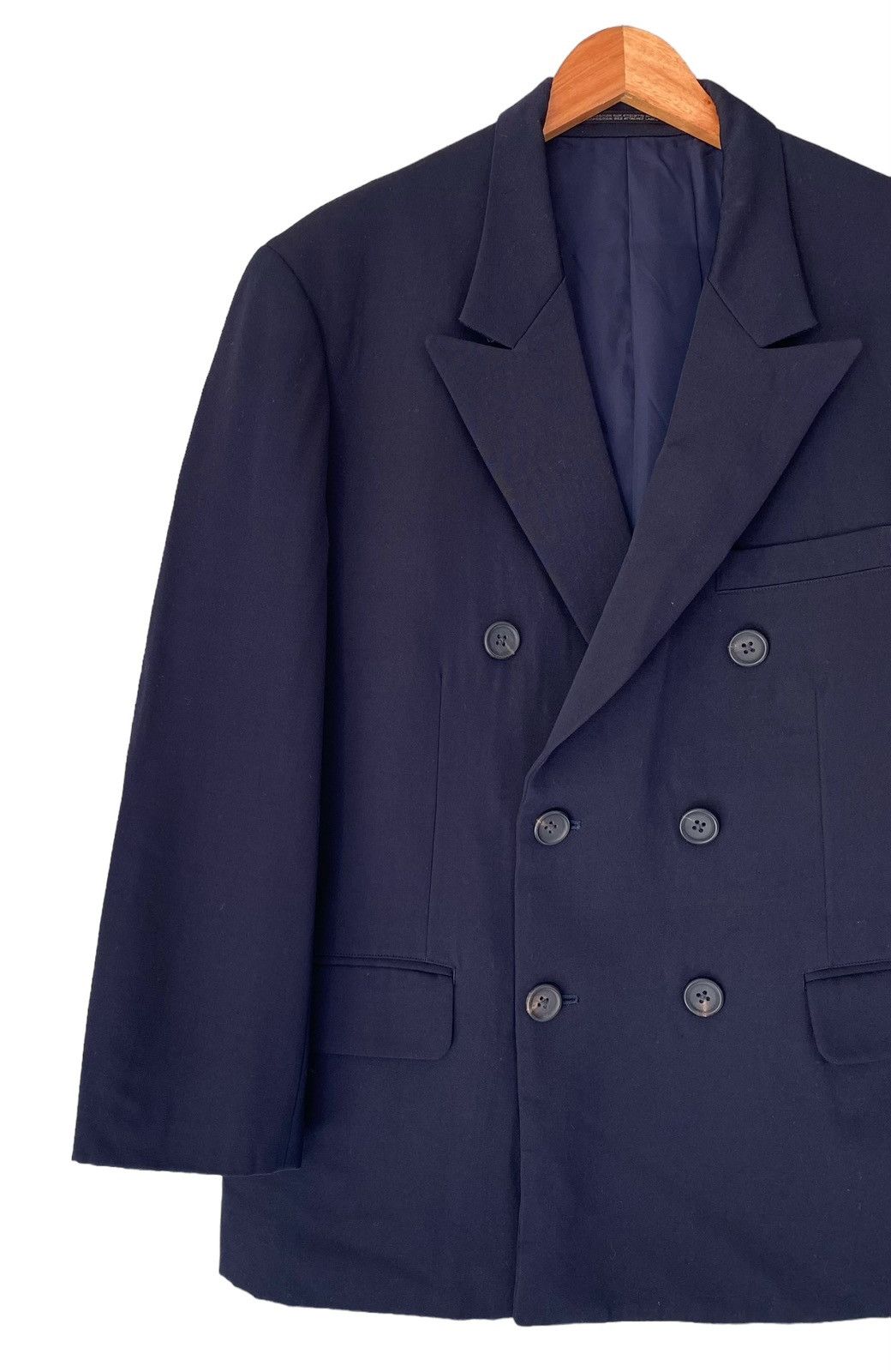 Yohji Yamamoto Vtg🔥iconic YOHJI YAMAMOTO Pour Homme Pocket Blazer Jacket Size 38S - 3 Thumbnail