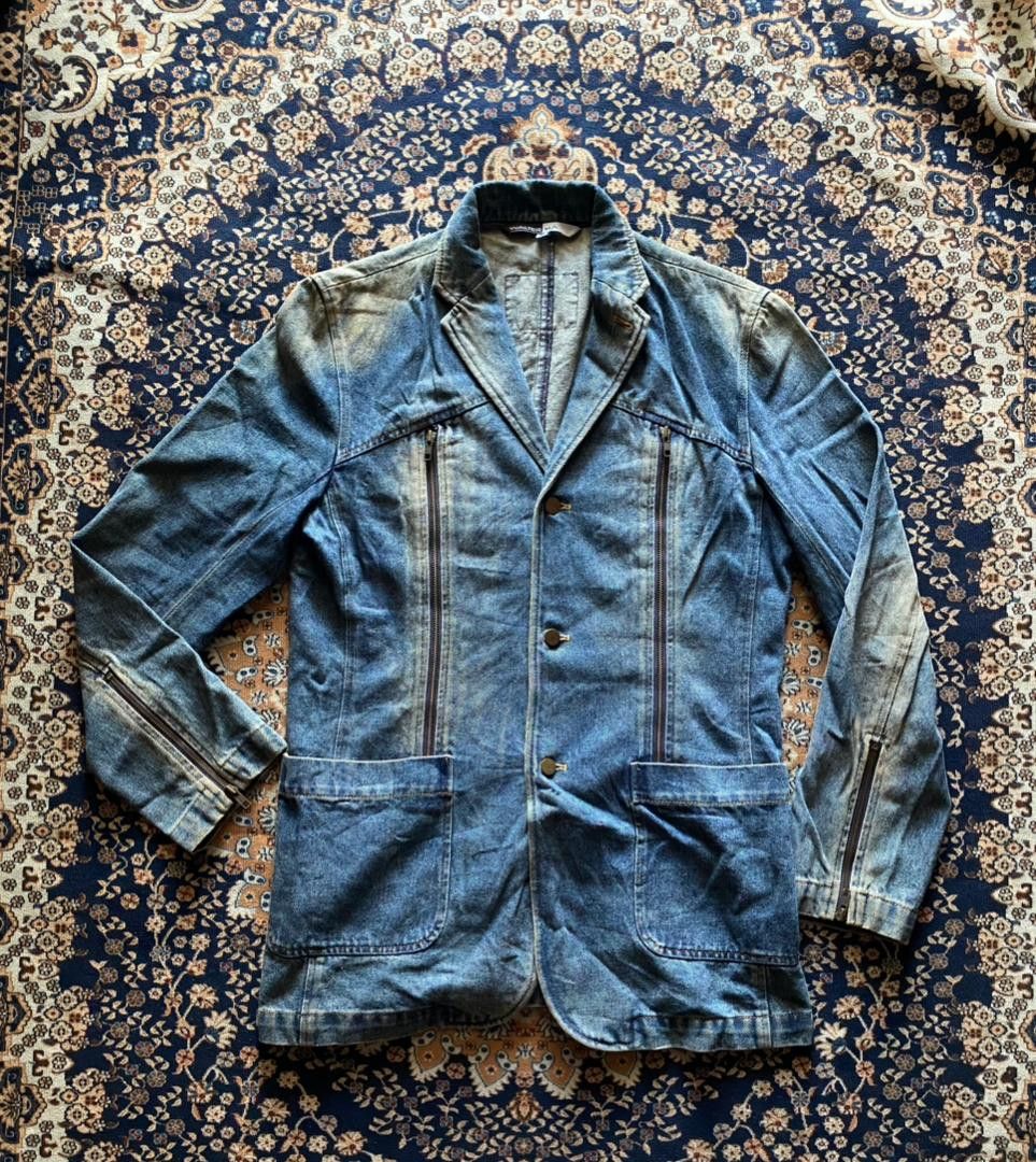 Japanese Brand WALTER MA DENIM JACKET Size US M / EU 48-50 / 2 - 1 Thumbnail