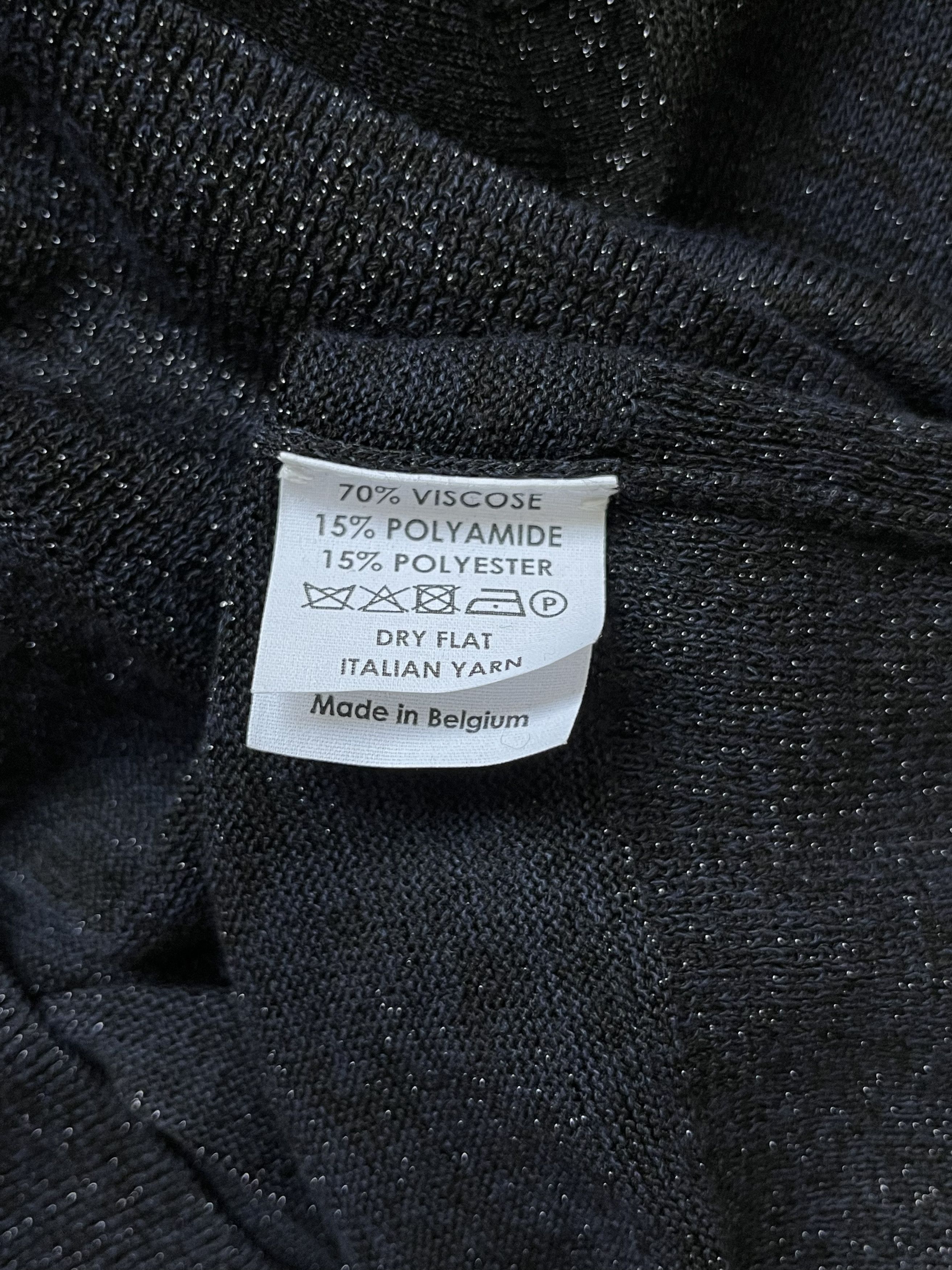 Dries Van Noten Dries van Noten navy sparkly cardigan Size XS / US 0-2 / IT 36-38 - 3 Thumbnail