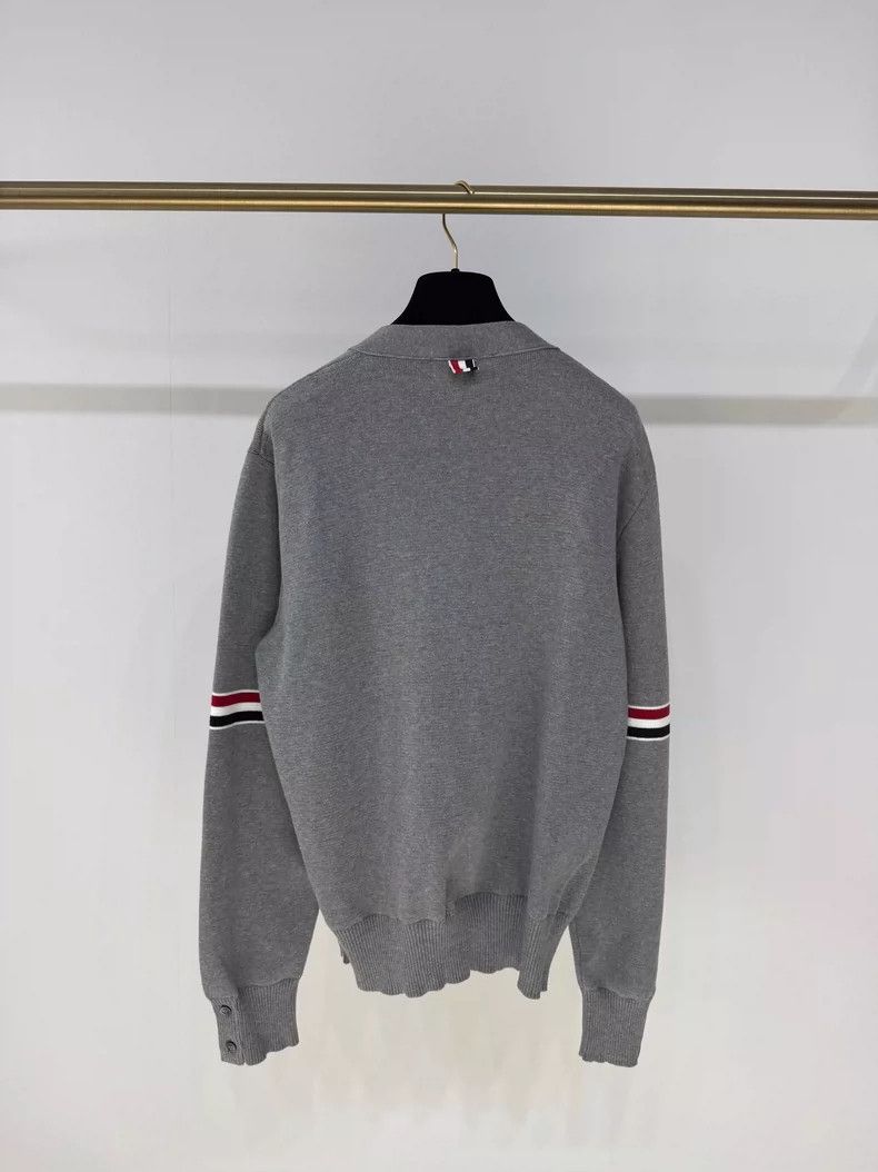 Thom Browne Thom Browne Gray cardigan jacket Size US S / EU 44-46 / 1 - 2 Thumbnail