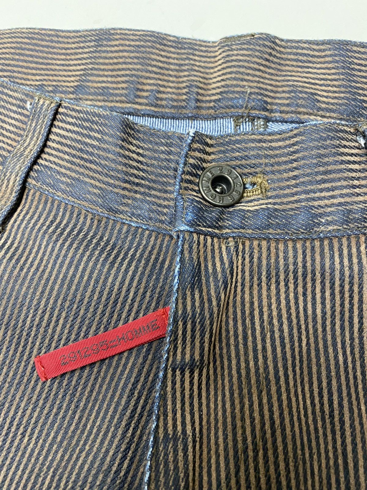 Japanese Brand ❗️SALE❗️291295 Homme Wax Hickory Pants Size US 32 / EU 48 - 8 Thumbnail