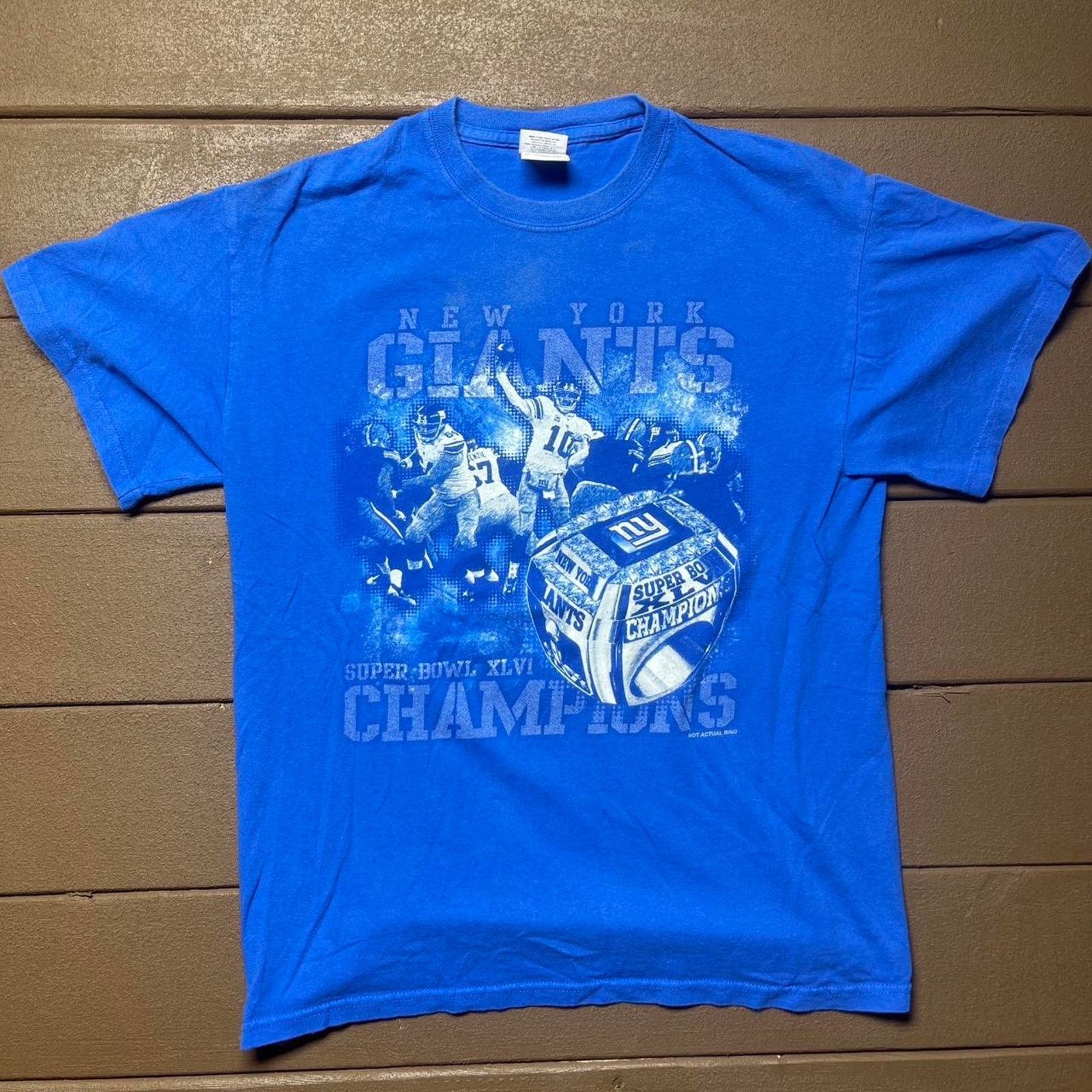 NFL New York Giants NFL Super Bowl Champions Shirt Size US M / EU 48-50 / 2 - 1 Thumbnail