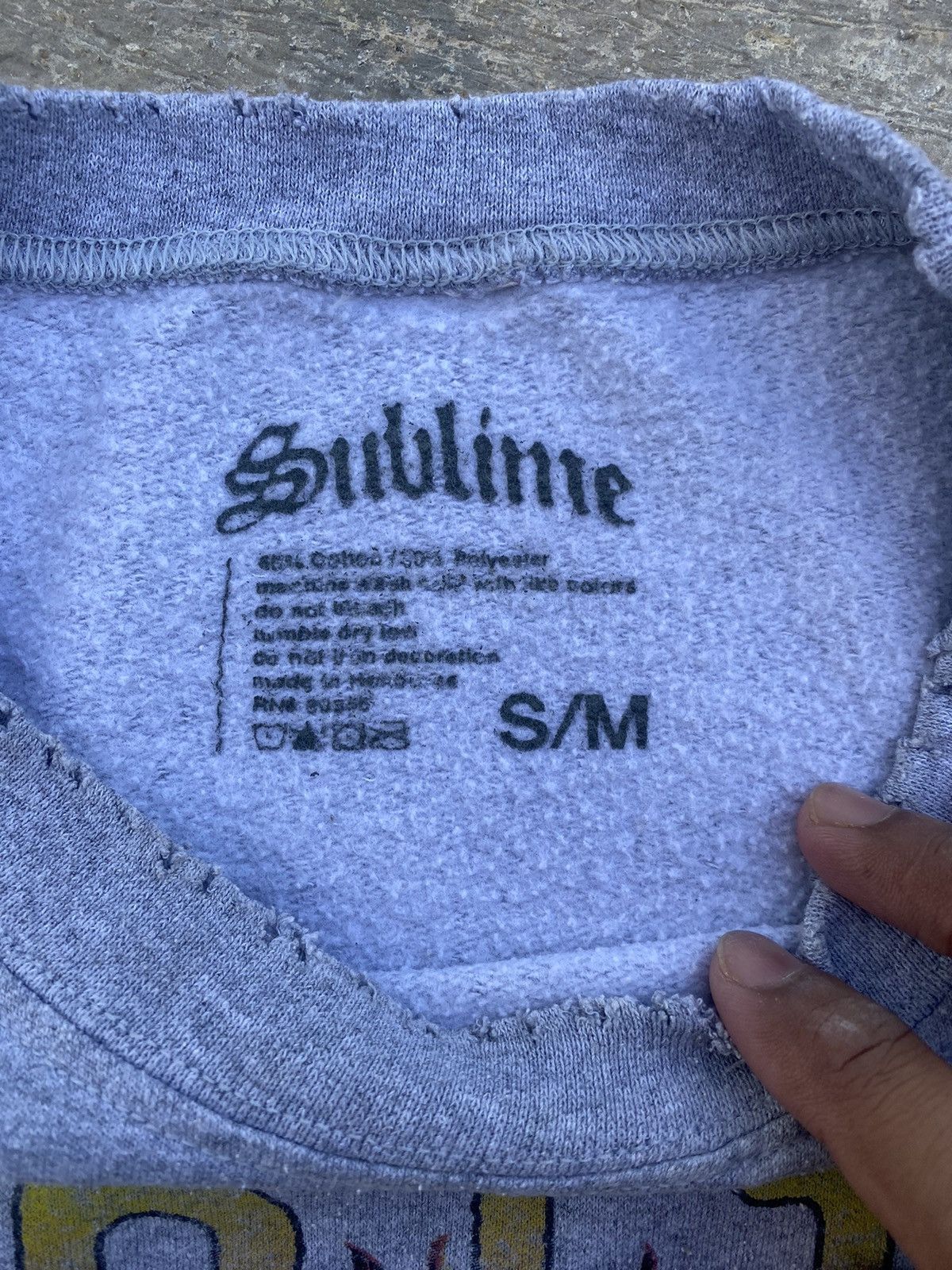Sublime 🔥 Distressed 🔥 Sublime Sweatshirt Size US XL / EU 56 / 4 - 14 Thumbnail