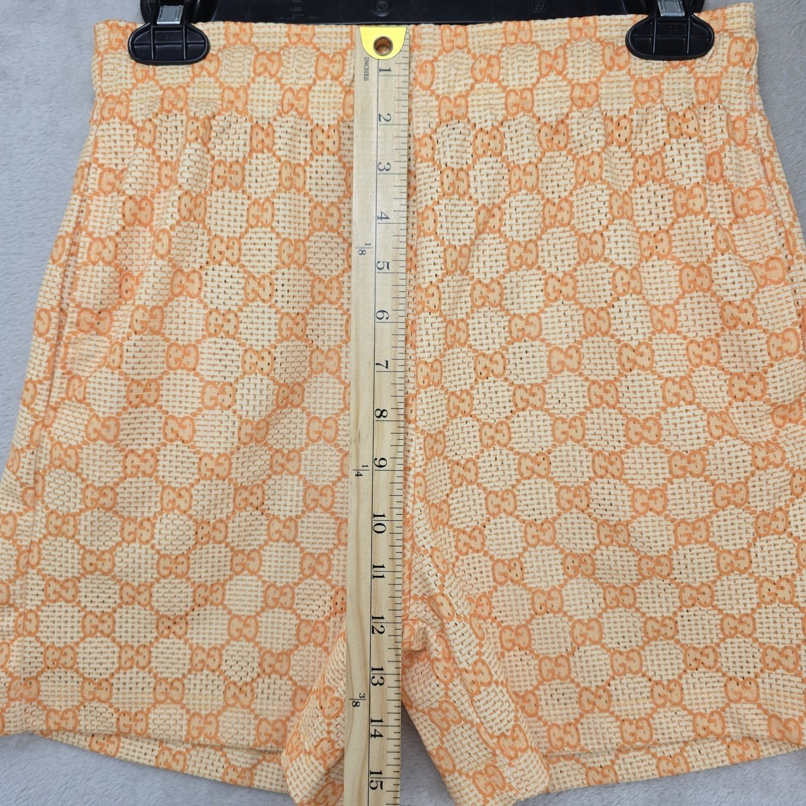 Bravest Studios Bravest Studios Mesh Shorts Mens Small GG Orange AOP Size US 28 / EU 44 - 9 Thumbnail