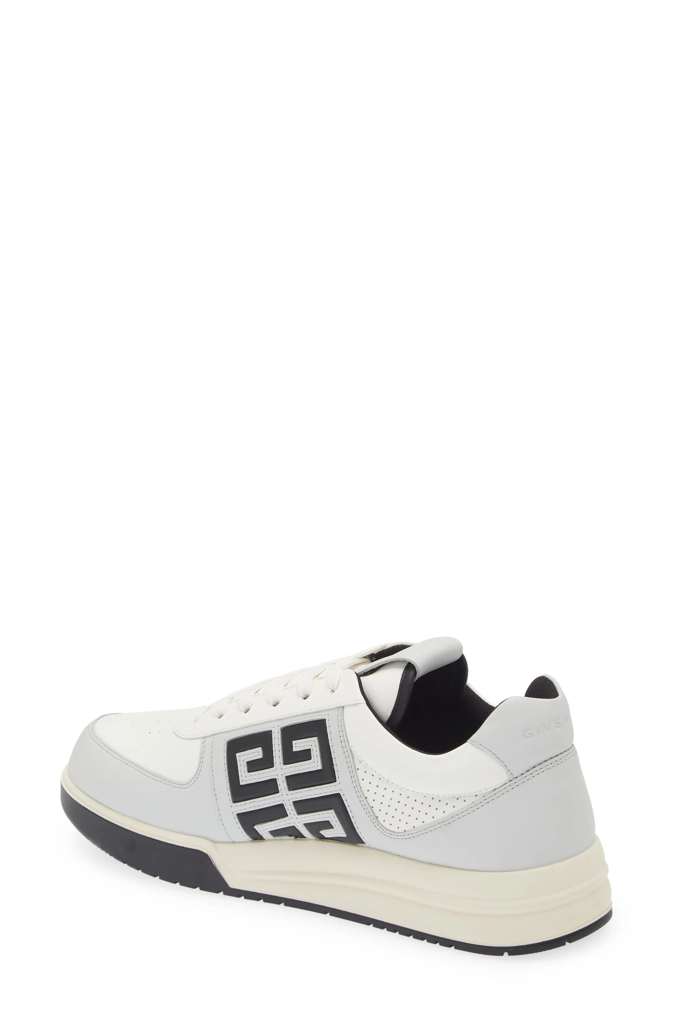 Givenchy o1w1db10325 G4 Low Top Leather Sneaker in Grey/Black Size US 11 / EU 44 - 2 Thumbnail