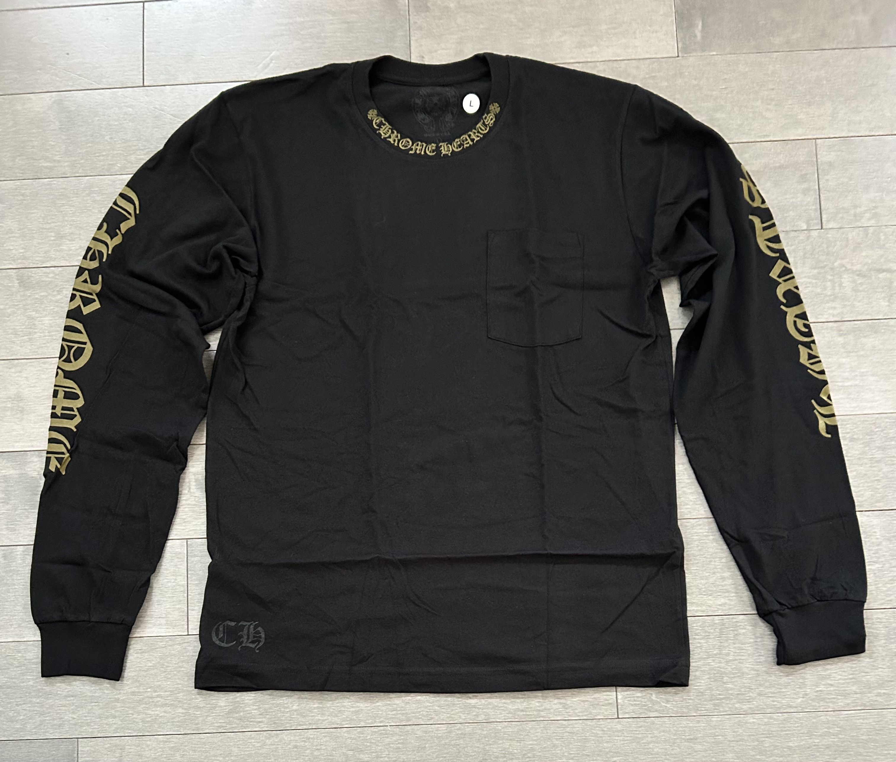 Chrome Hearts Chrome Hearts Neck Logo Pocket LS Tee Size US L / EU 52-54 / 3 - 1 Thumbnail