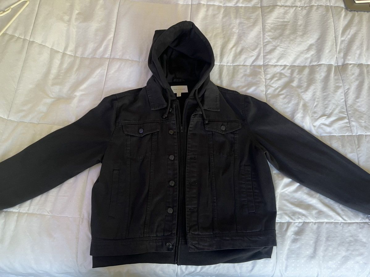 Other SUN STONE zip up/button up denim jacket Size US XXL / EU 58 / 5 - 2 Thumbnail