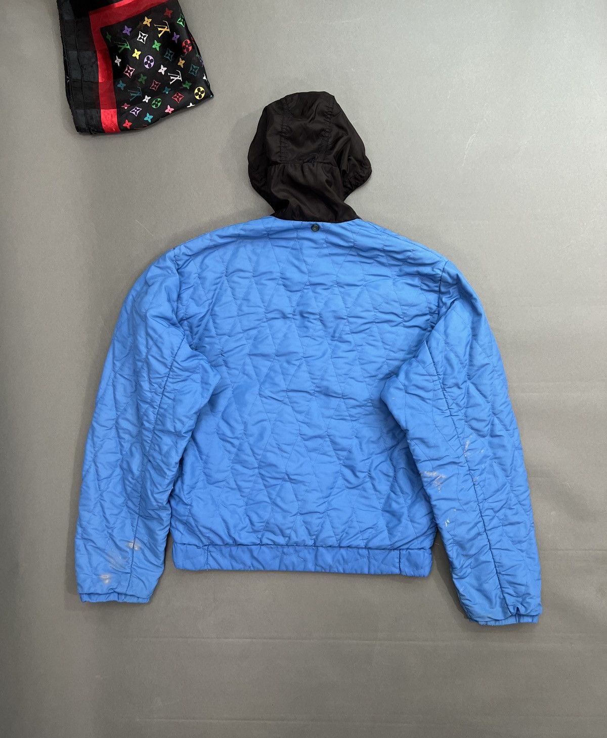 Vintage 1980s Reversible Quilted Ski Jacket Hoodie Liner Size US M / EU 48-50 / 2 - 12 Thumbnail
