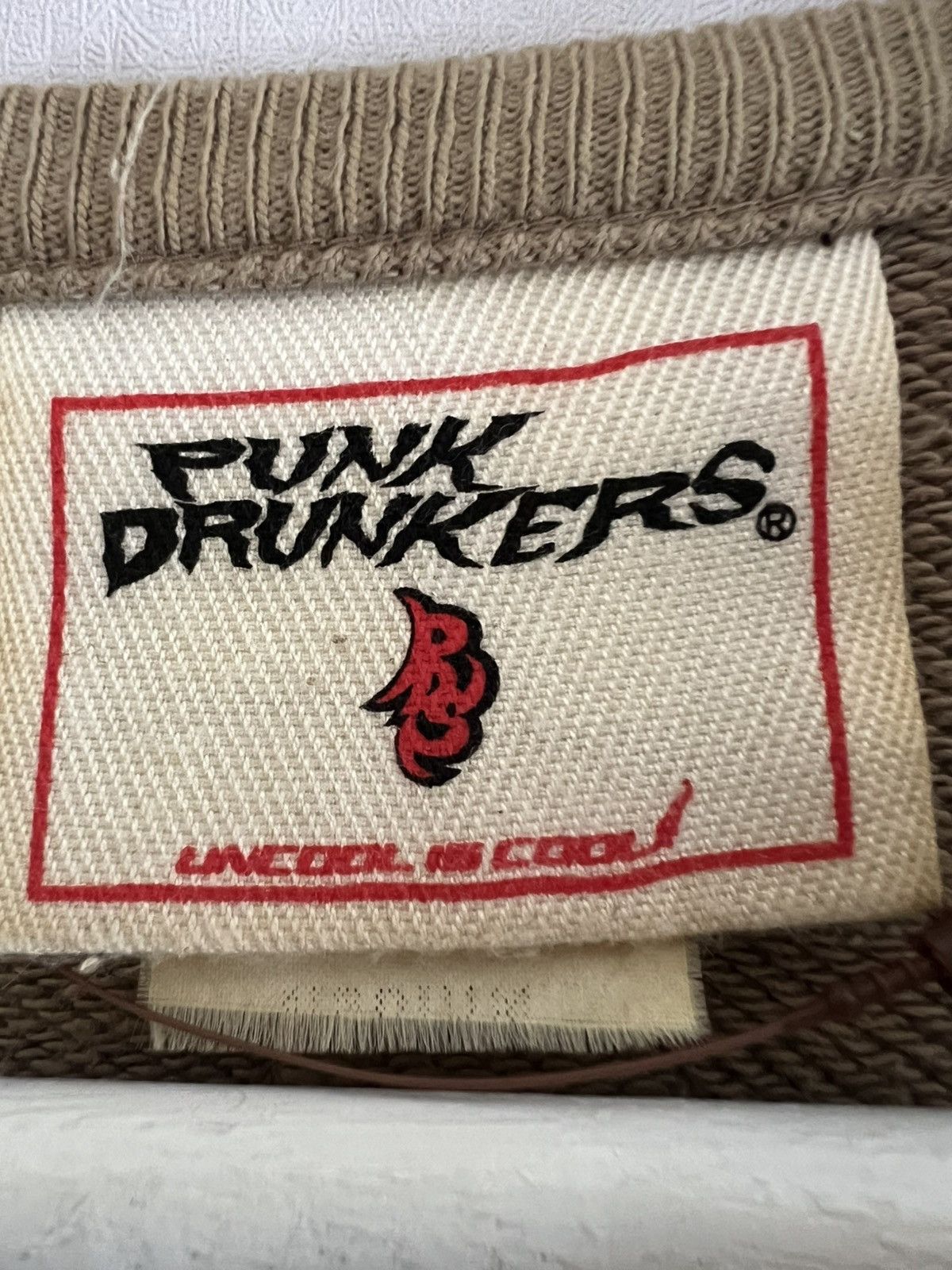Japanese Brand CRAZY PUNK DRUNKERS GRAPHIC SWEAT – HARAJUKU Y2K EVIL VIBES Size US M / EU 48-50 / 2 - 8 Thumbnail