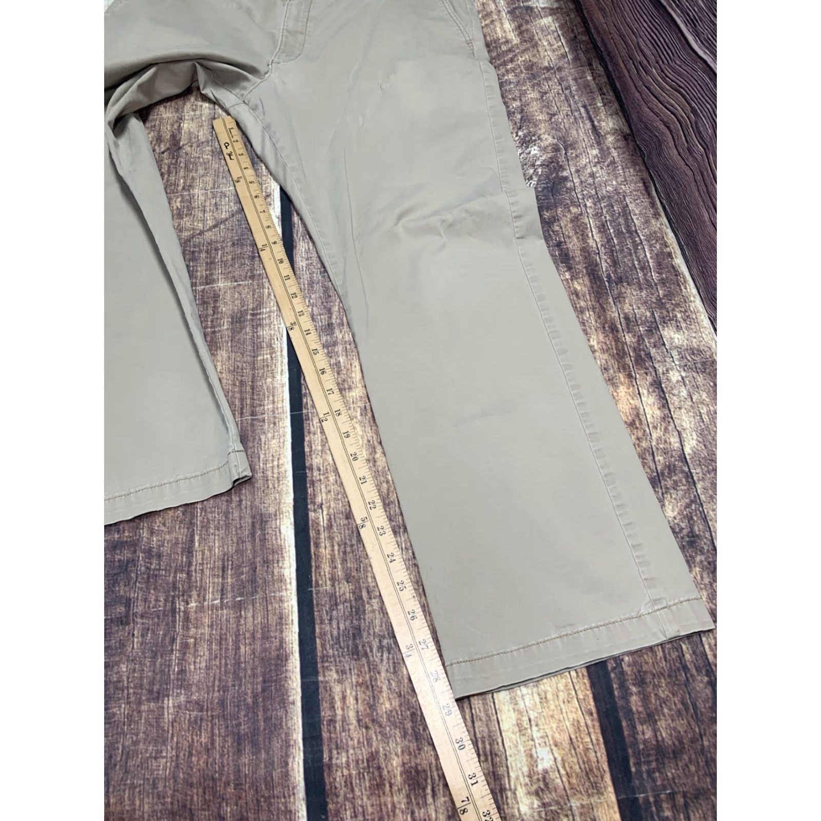 Lee LEE Modern Series L342 Jeans Straight Men Beige 39 x 29 1/2 Regular 5 Pocket Denim Belt Loops Zip Straight Fit Jeans Mens Beige LEE Modern Series L342 Size US 39 - 5 Thumbnail