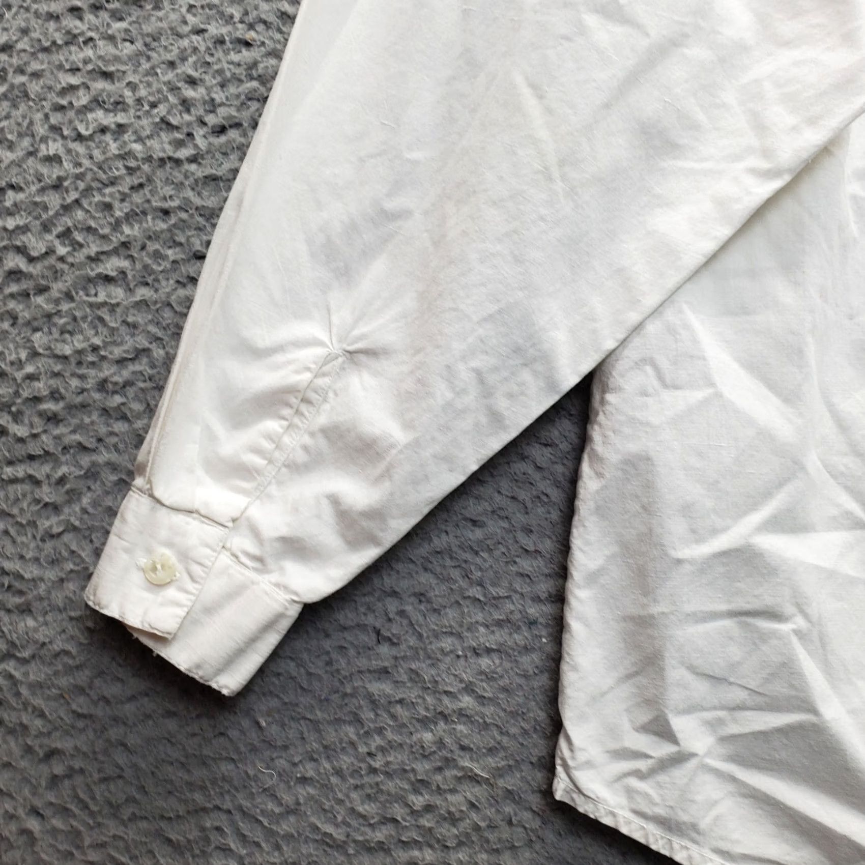 Vintage Forenza Shirt Womens S White Embroidered Beaded Long Sleeve Collared Button-Up Size S / US 4 / IT 40 - 7 Thumbnail