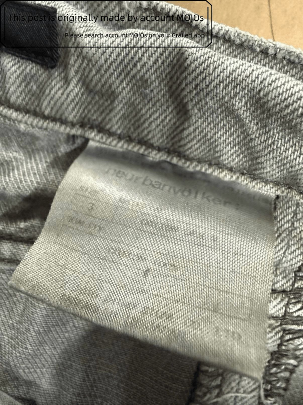 Julius Sz 3 Julius 7 10SS Mud Distressed Denim mojos71213 Size US 32 / EU 48 - 9 Thumbnail