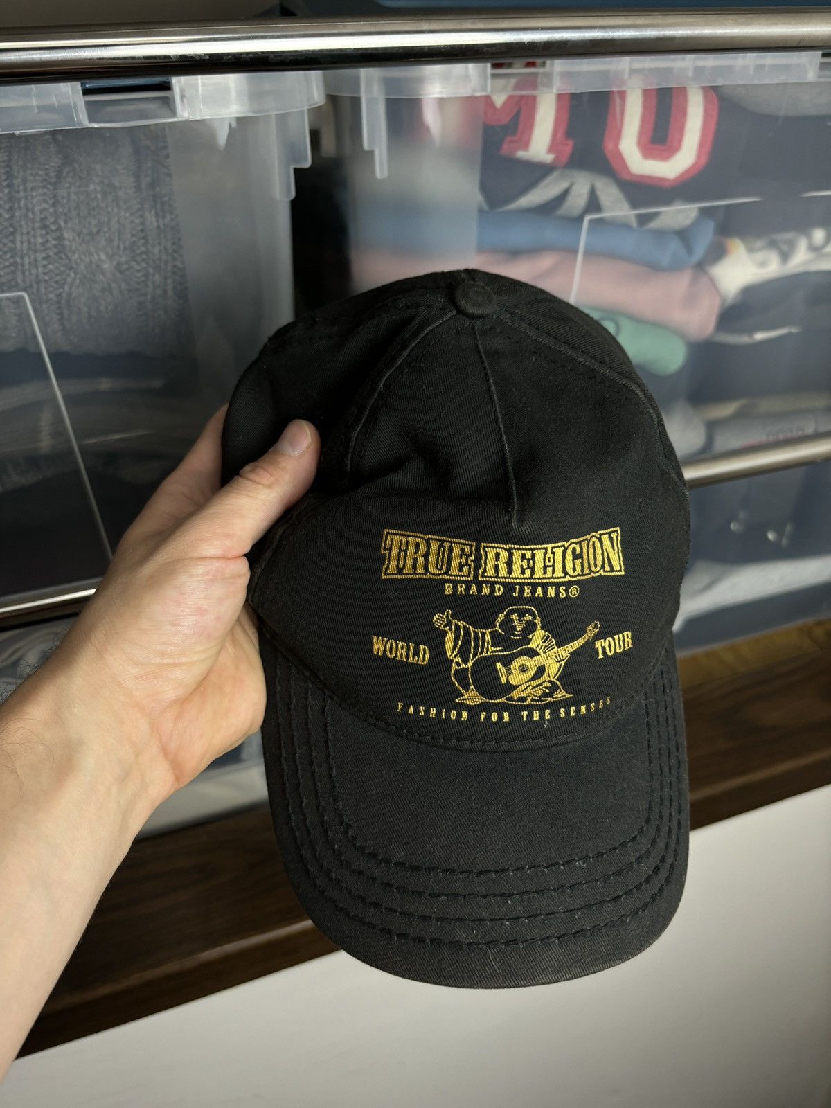 True Religion True Religion Vintage Y2K Avant Garde Big Logo Cap Size ONE SIZE - 3 Thumbnail