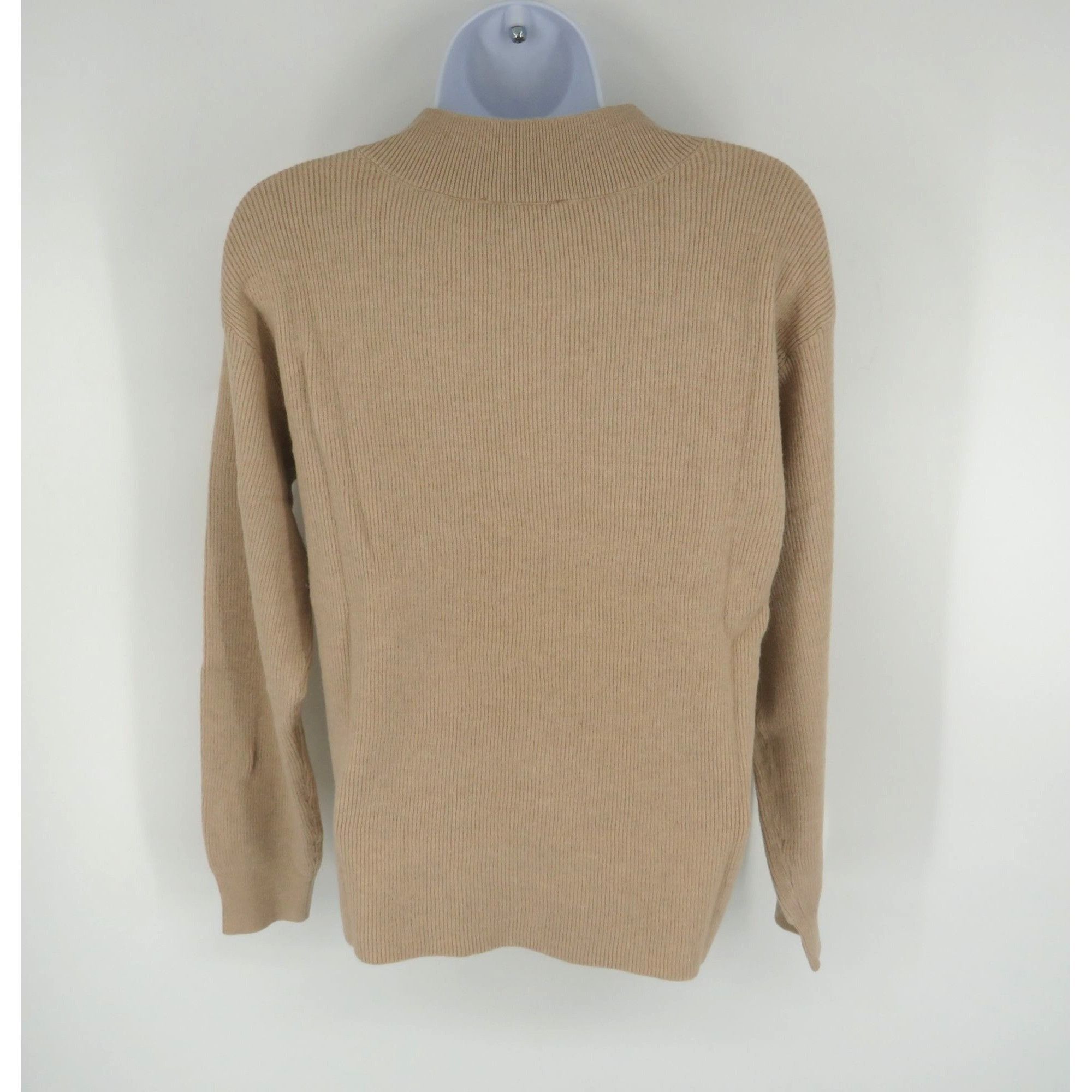 Nine West Nine West Women's Almondine V-Neck Sweater XL Ribbed Knit N Size XL / US 12-14 / IT 48-50 - 6 Thumbnail