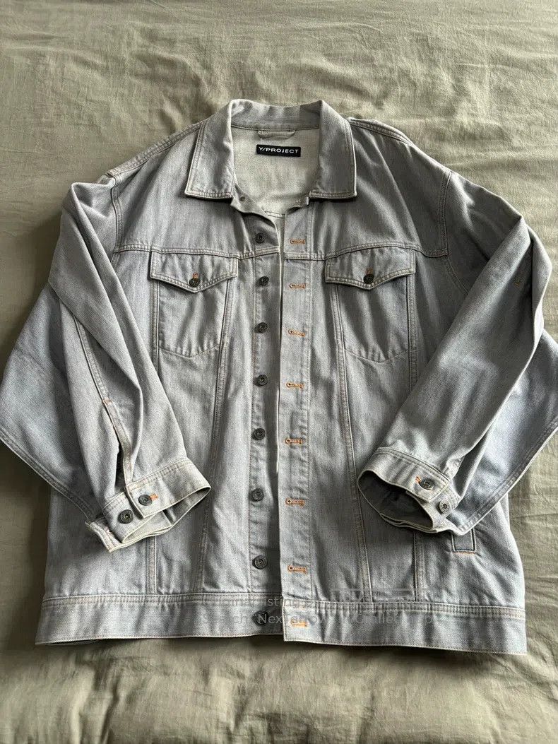 Y/Project Y/Project Washed gray collar single-breasted front opening Size US XS / EU 42 / 0 - 1 Thumbnail