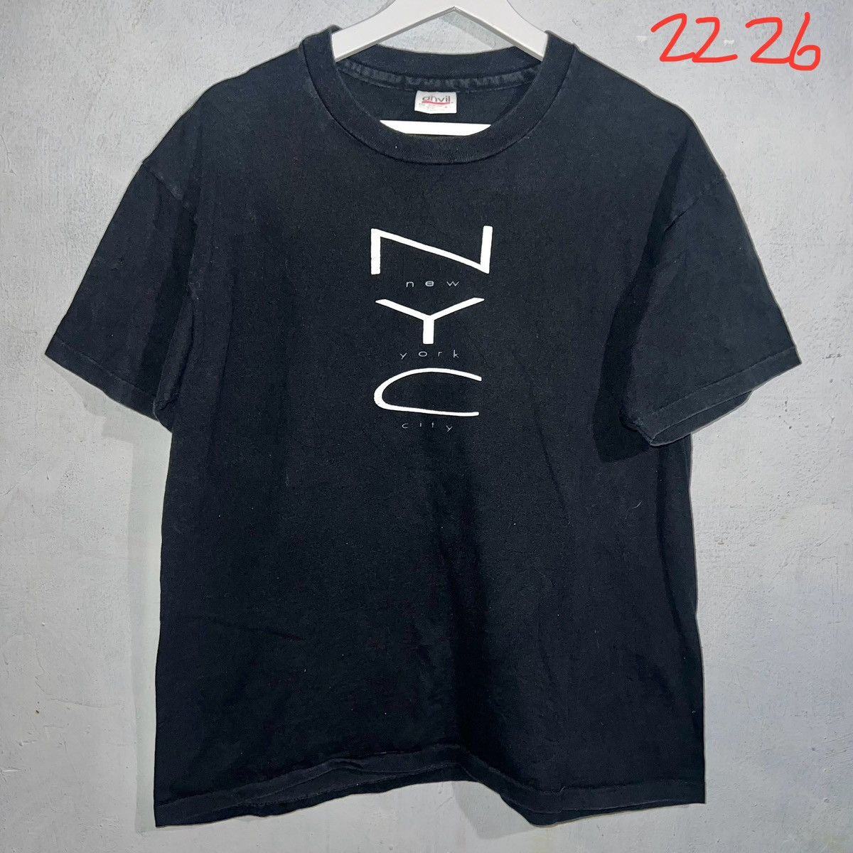 Vintage Vintage New York Nyc T-Shirt Promo Anvil Large Size US L / EU 52-54 / 3 - 1 Thumbnail