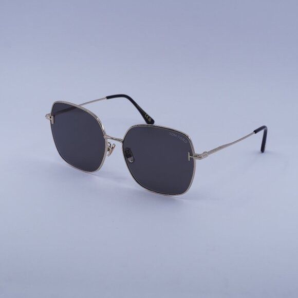 Tom Ford FT1250-K 28A Sunglasses Shiny Rose Gold Square display picture 2