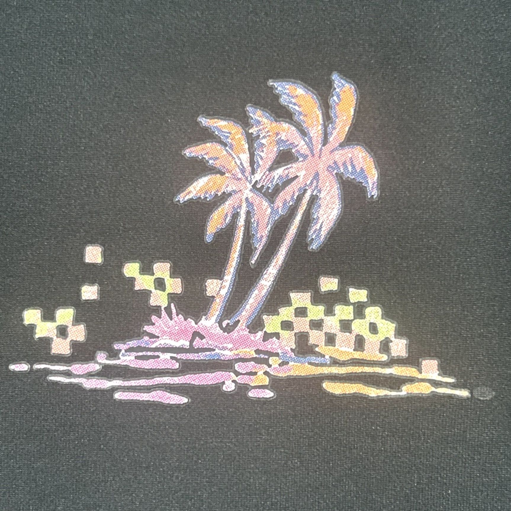 Chubbies Chubbies Polo Mens 2XL Black Palm Trees Performance Stretch Golf Tennis Short Sleeve Collared Shirt Size US XXL / EU 58 / 5 - 2 Thumbnail