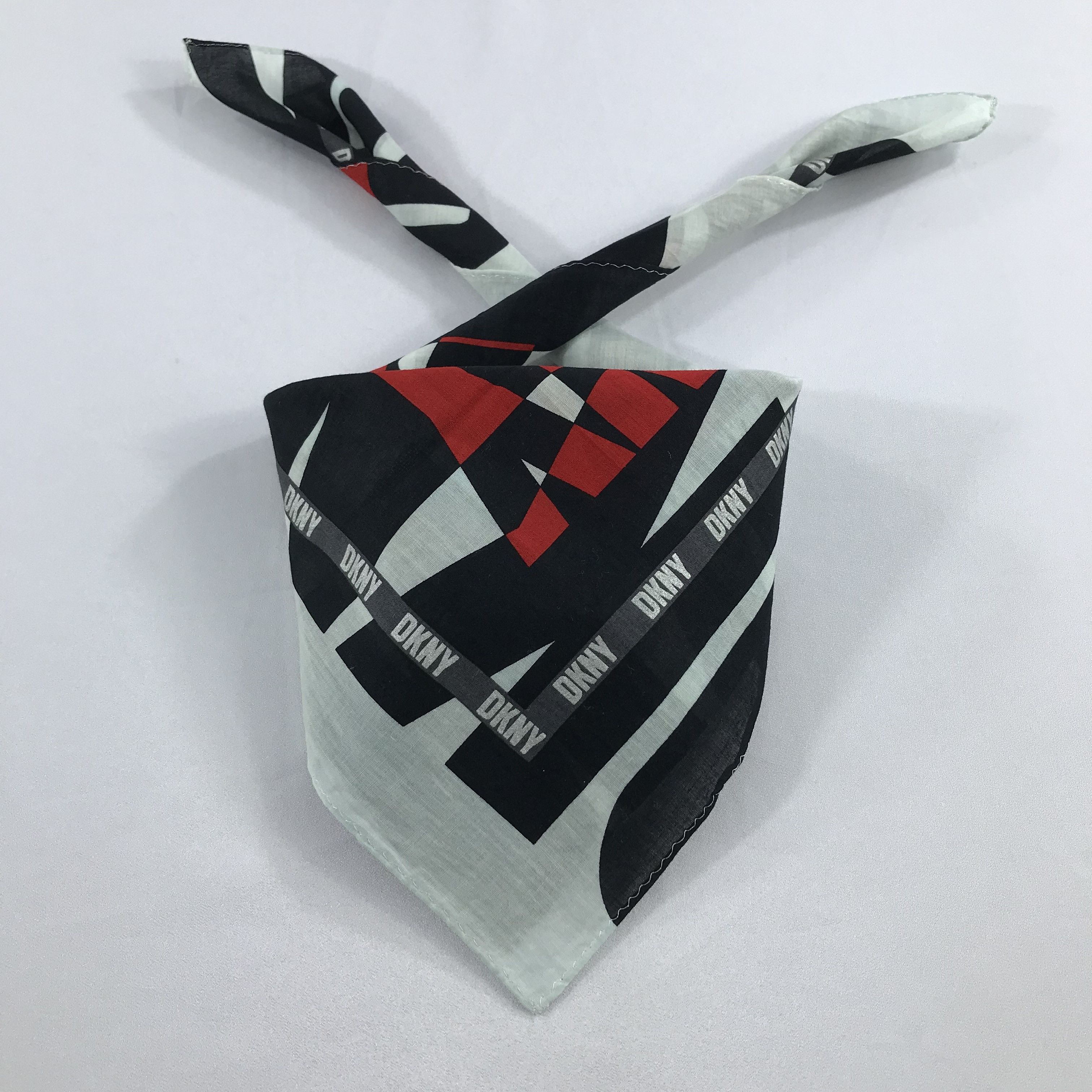 DKNY × Vintage DKNY Bandana / Handkerchief / Neckerchief - S2101 Size ONE SIZE - 3 Thumbnail