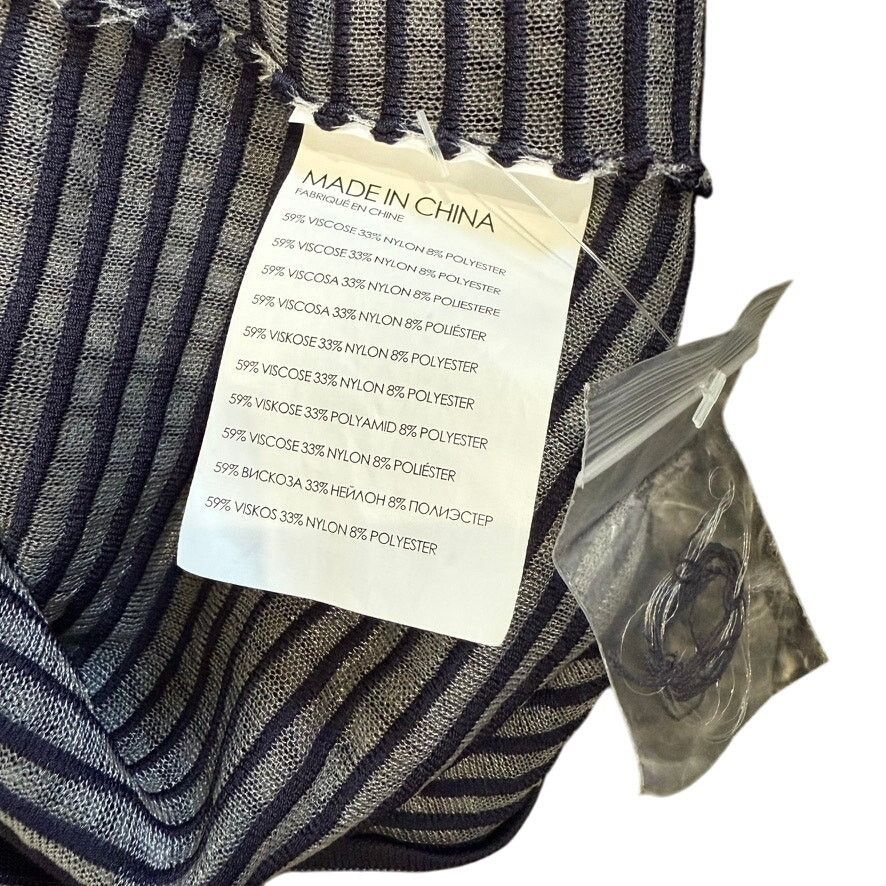 Club Monaco Club Monaco Striped One Shoulder Zuwema Sweater Chandails Size L / US 10 / IT 46 - 6 Thumbnail