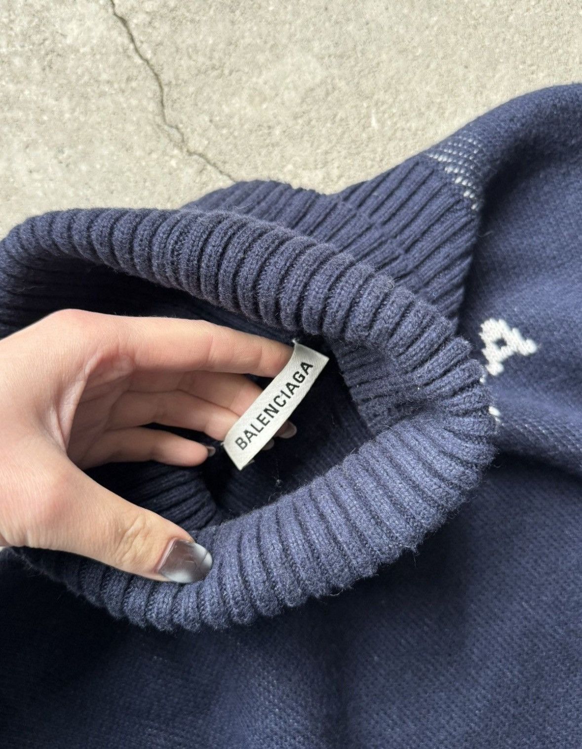 Balenciaga BALENCIAGA SUPPORT WFP Knit Sweater Size US L / EU 52-54 / 3 - 9 Thumbnail