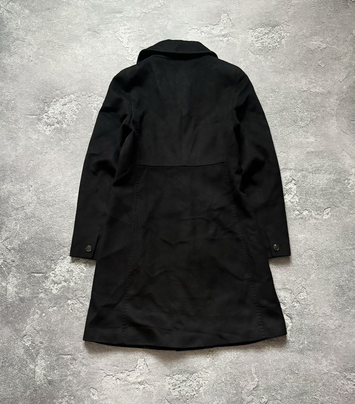 MAX&Co. × Max Mara × Weekend Max Mara Max Mara weekend black coat long jacket wool duffle Size M / US 6-8 / IT 42-44 - 18 Thumbnail