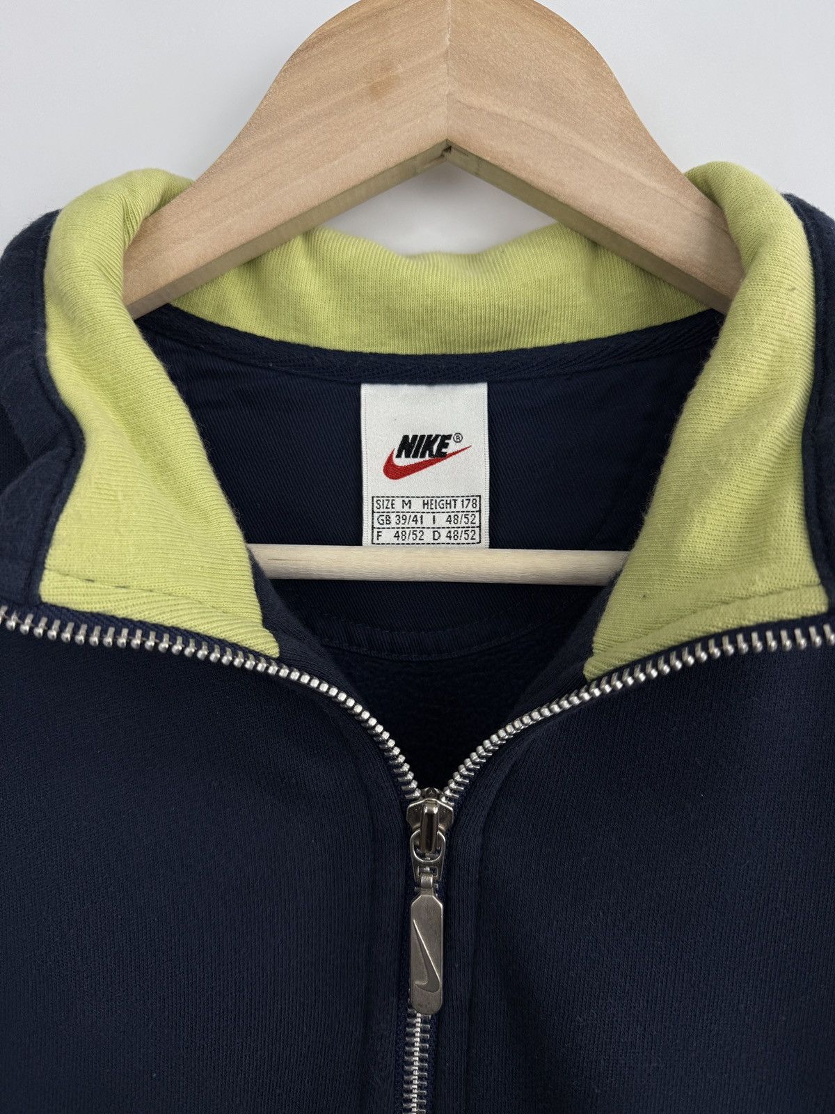Nike 🇺🇸 Vintage 90s Nike Athletic 1/4 Zip Sweatshirt Rare Hype Y2K Size US M / EU 48-50 / 2 - 5 Thumbnail