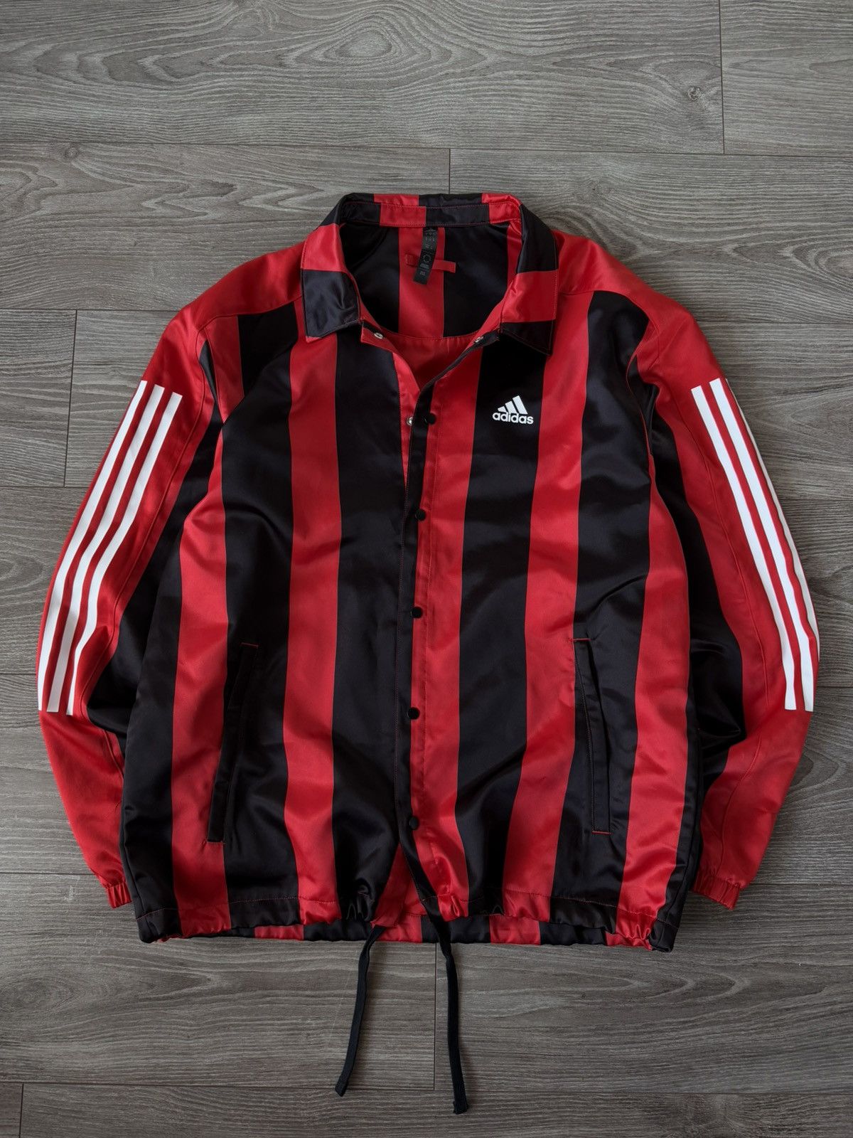 Adidas Adidas England Black Red Sportswear Coach Jacket Size US M / EU 48-50 / 2 - 13 Thumbnail