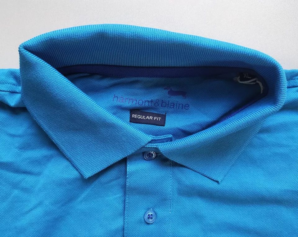 Harmont & Blaine Harmont & Blaine Shortsleeves Polo Shirt T-0031 Size US XL / EU 56 / 4 - 4 Thumbnail