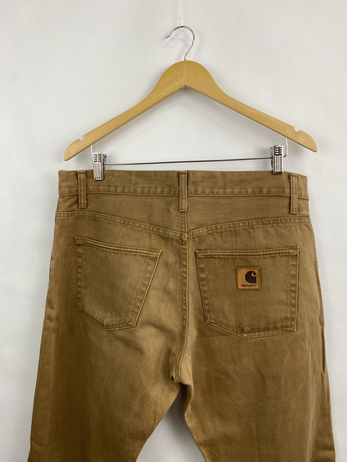 Carhartt 🇺🇸 Vintage Y2K Carhartt Brown Pants Rare Retro Hype Size US 34 / EU 50 - 3 Thumbnail
