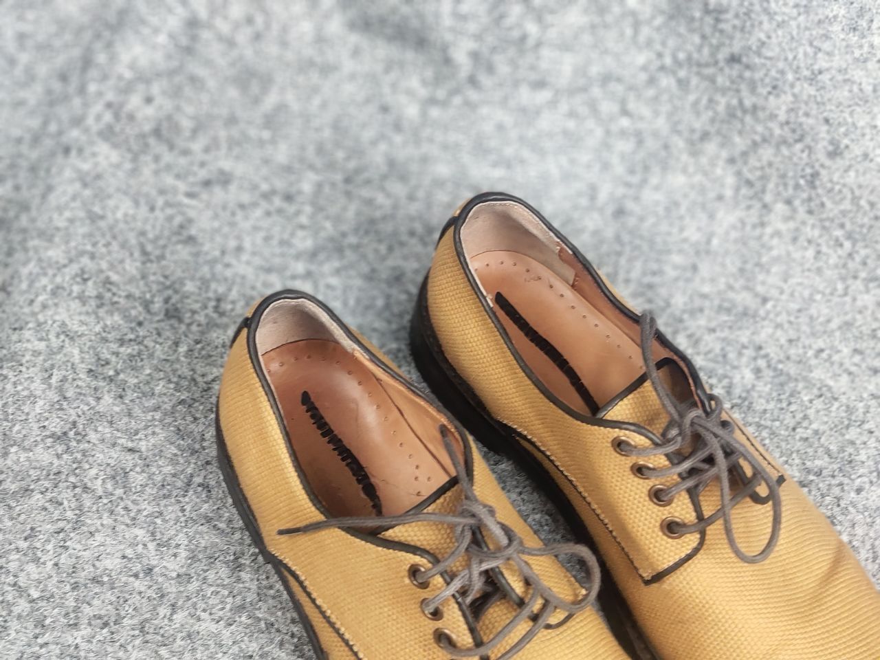 YMC You Must Create Design YMS Lace-up Canvas derby Brogue Shoes Size US 9 / EU 42 - 18 Thumbnail
