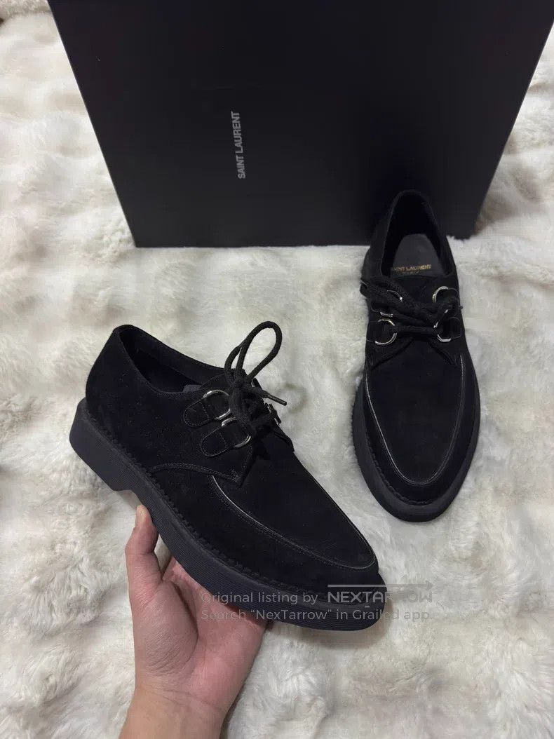 Saint Laurent Paris Saint Laurent Paris Loafers Leather Shoes Size US 7 / EU 40 - 1 Thumbnail