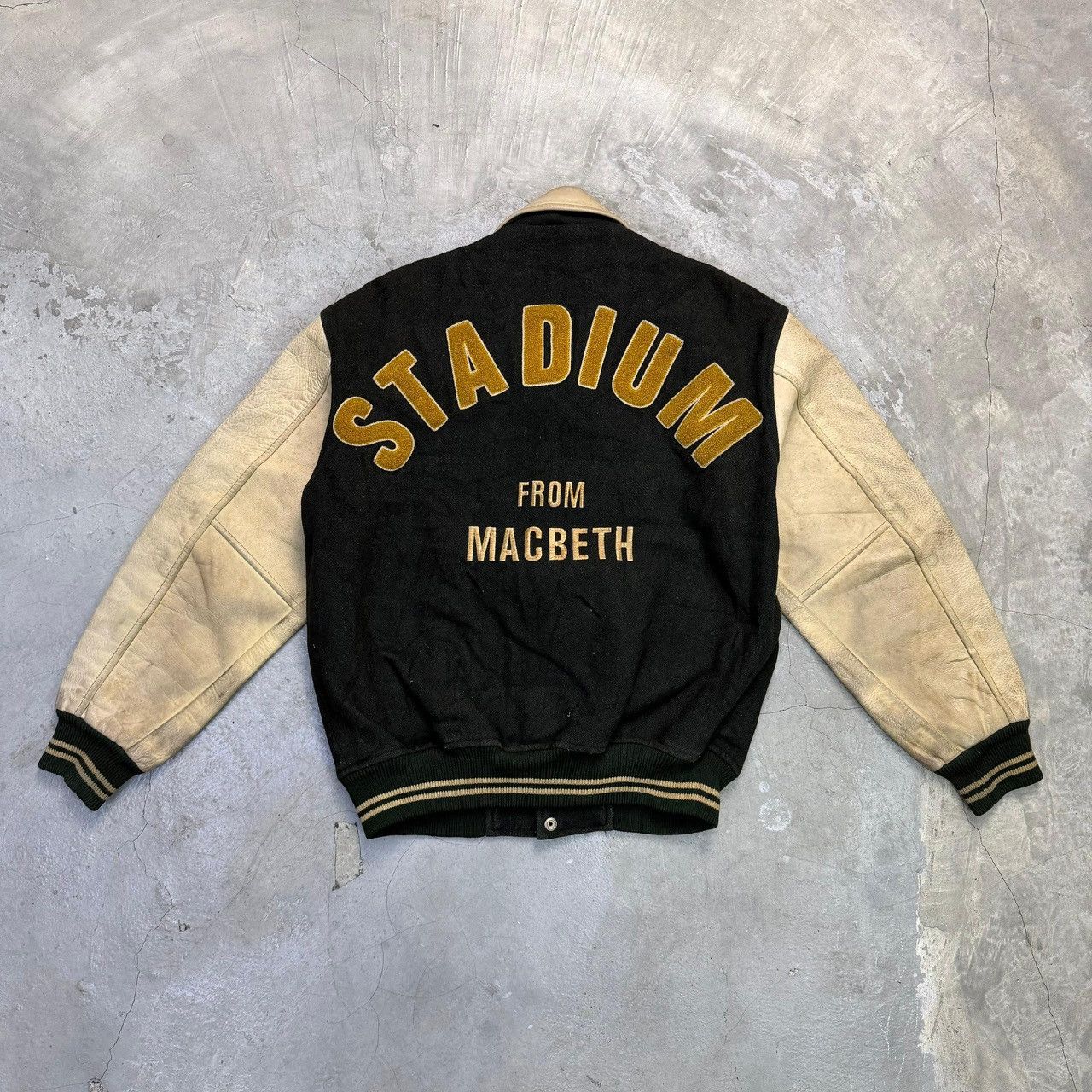 Other Vintage Stadium From MACBETH Leather Varsity Jacket Size US M / EU 48-50 / 2 - 1 Thumbnail