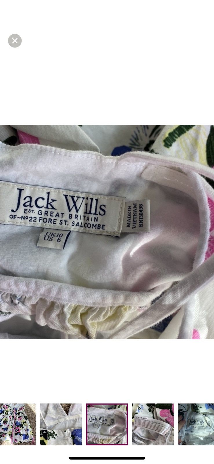 Jack Wills Jack wills Ella oxford floral dress size 6 or 8 Size M / US 6-8 / IT 42-44 - 7 Thumbnail