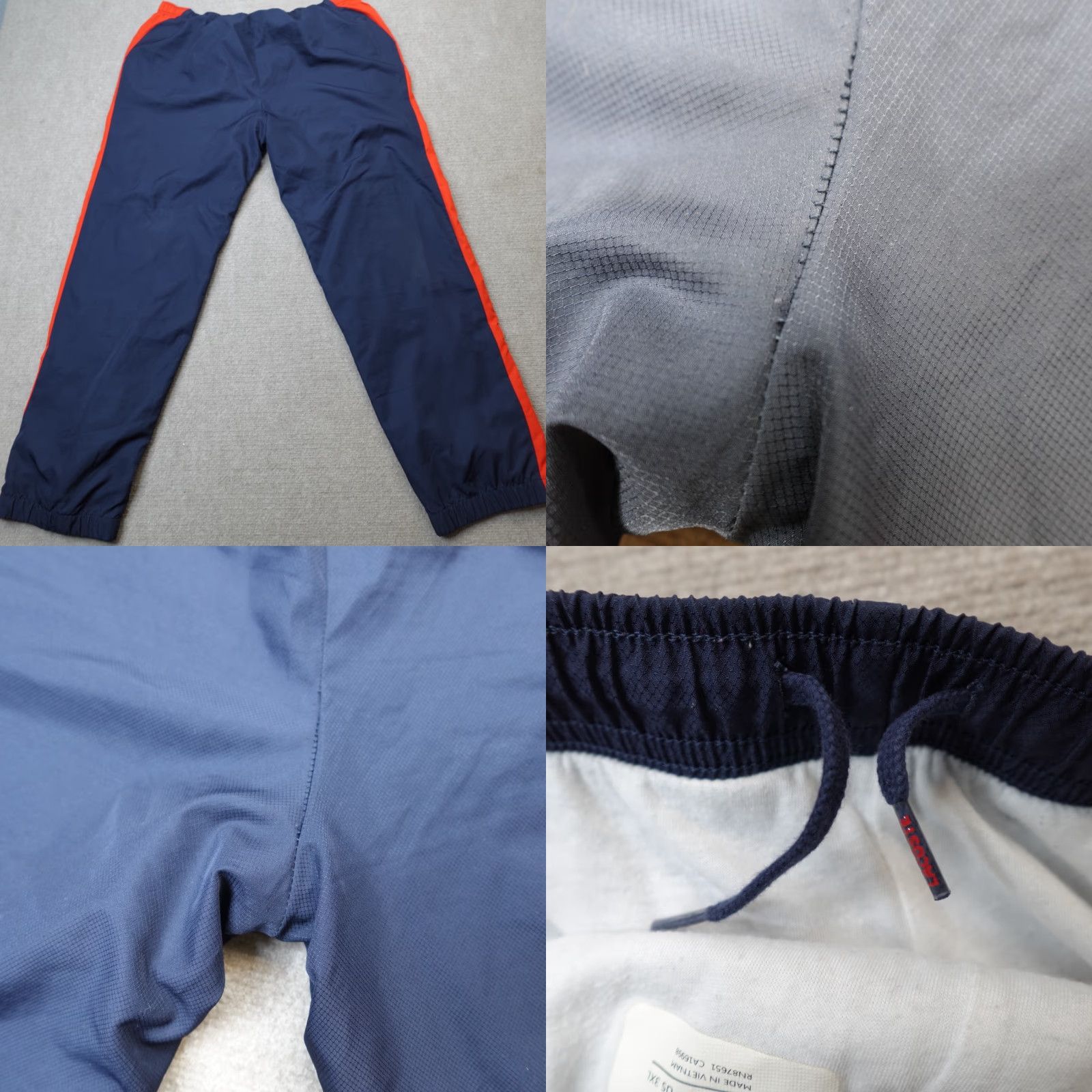 Lacoste Lacoste Pants 3XL Blue Drawstring Joggers Lined Warm Up Retro Shirt? Size US 39 - 9 Thumbnail